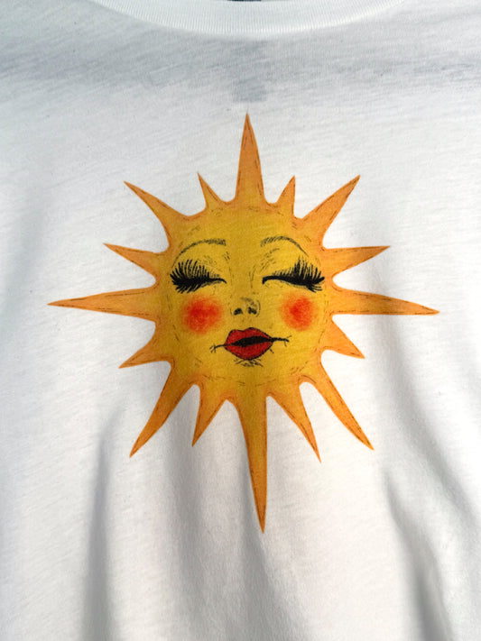 Miss Sunny Cropped Tee | Graphic Crop Top