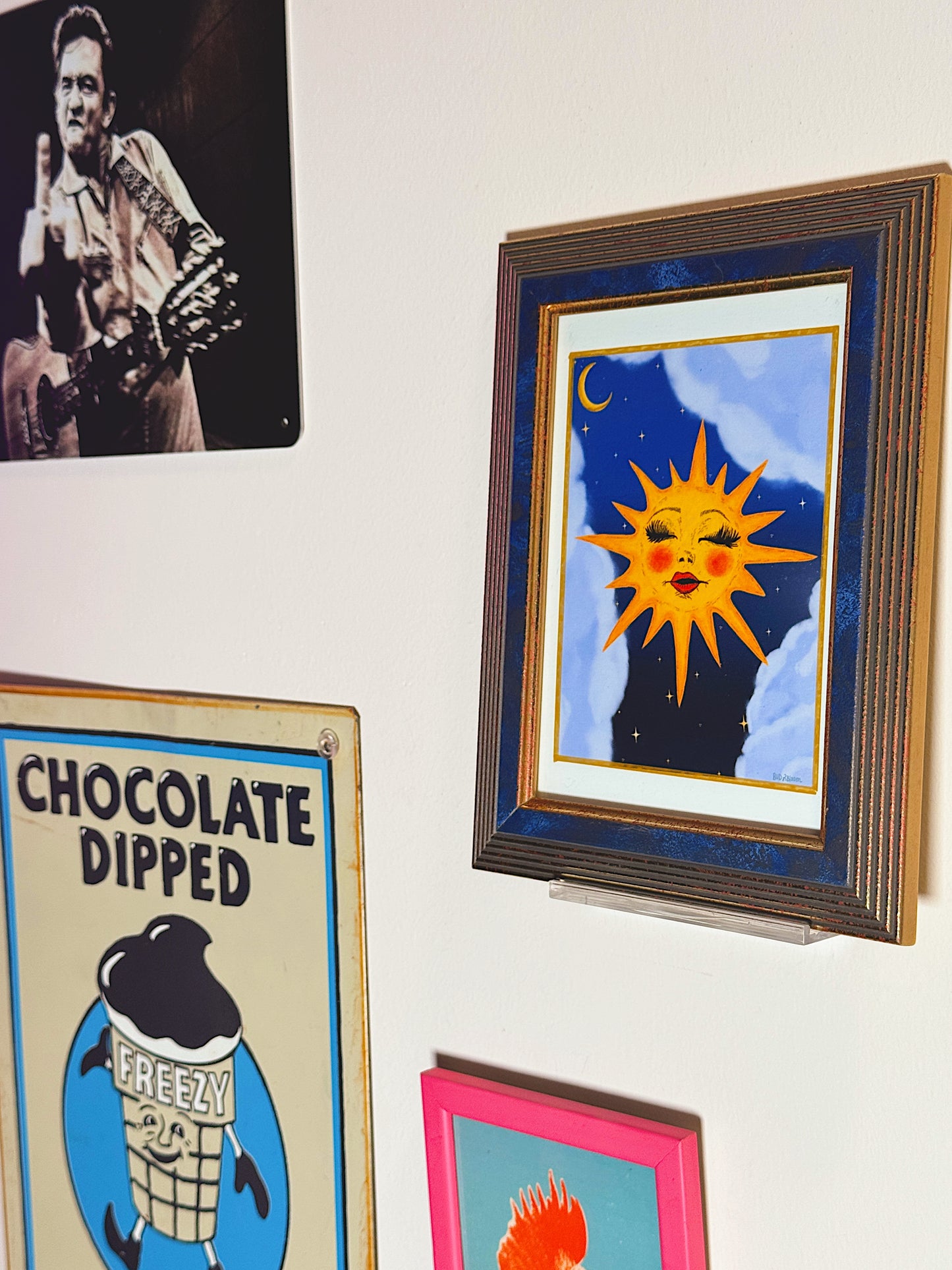 Miss Sunny Celestial Art Print – 5x7 FRAMED