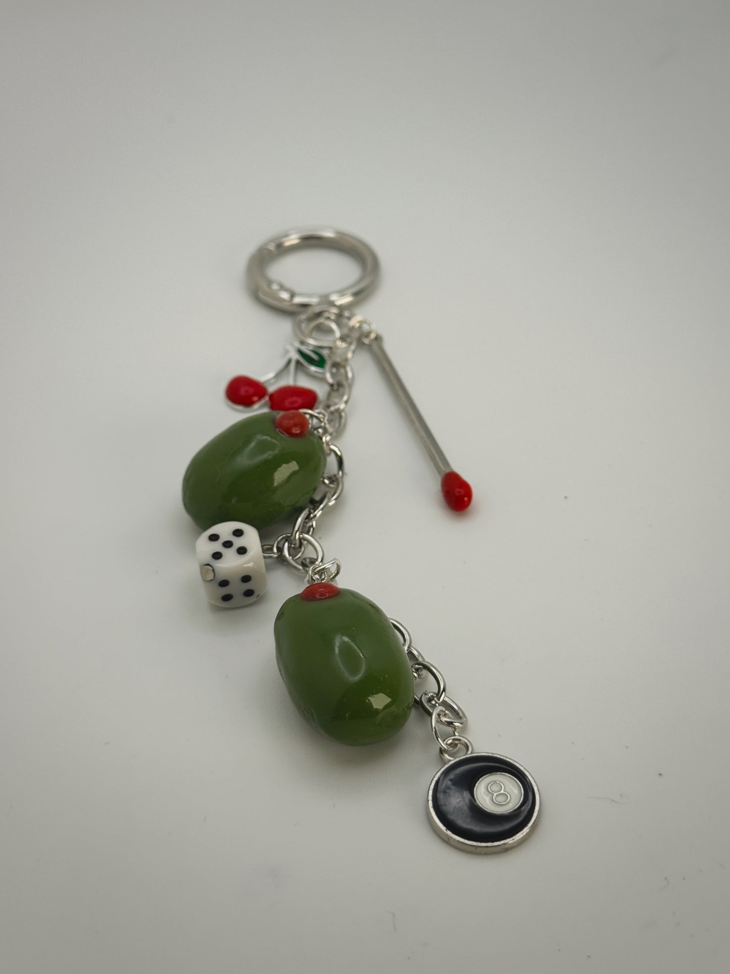 Girls Night Out Keychain – Handmade Polymer Clay Bag Charm