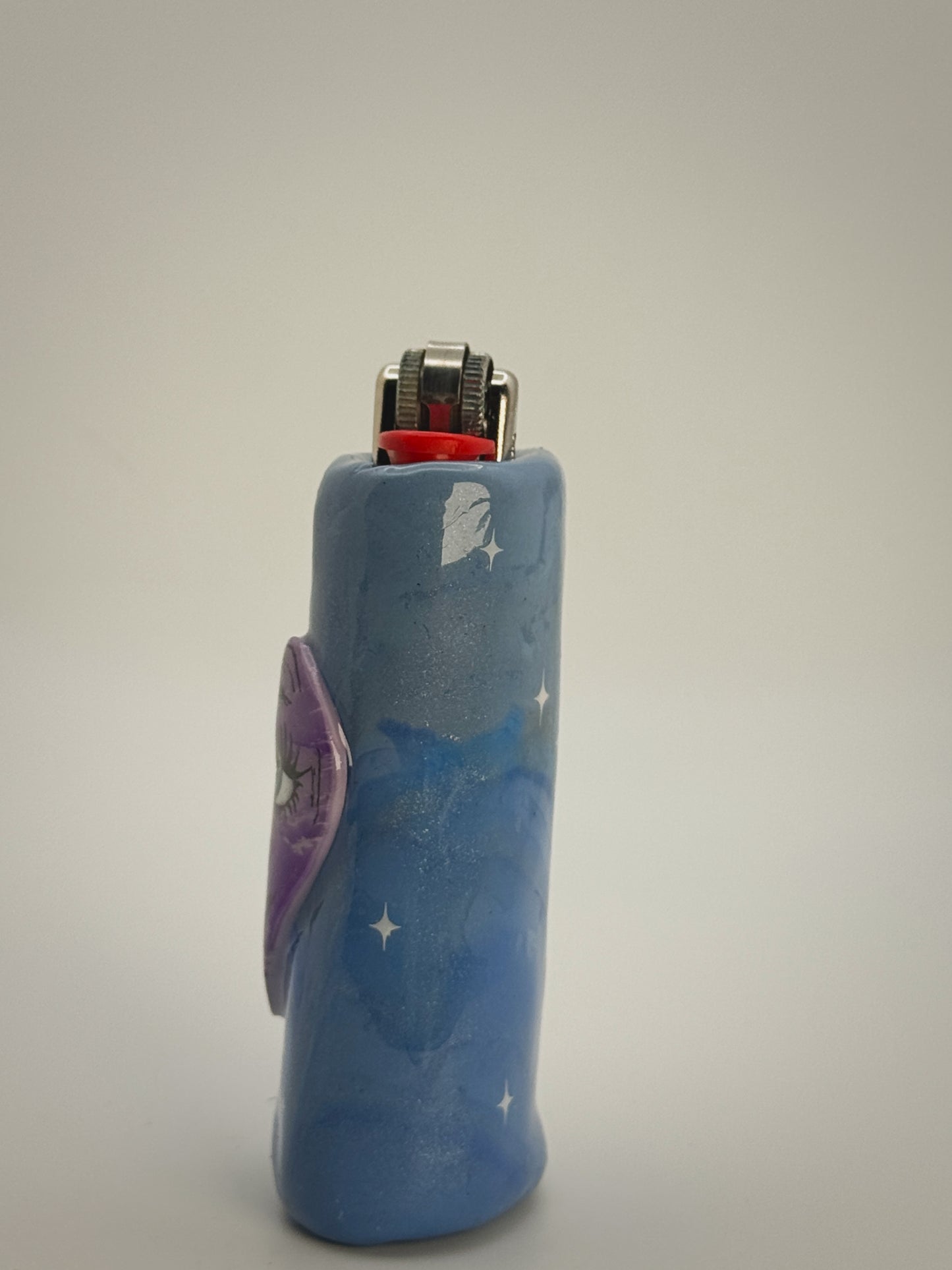 Sassy Heart Lighter Case| Fits Standard Bic | Handmade Polymer Clay Art