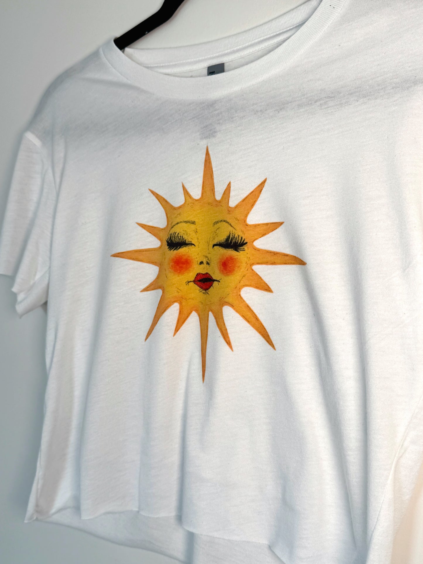 Miss Sunny Cropped Tee | Graphic Crop Top