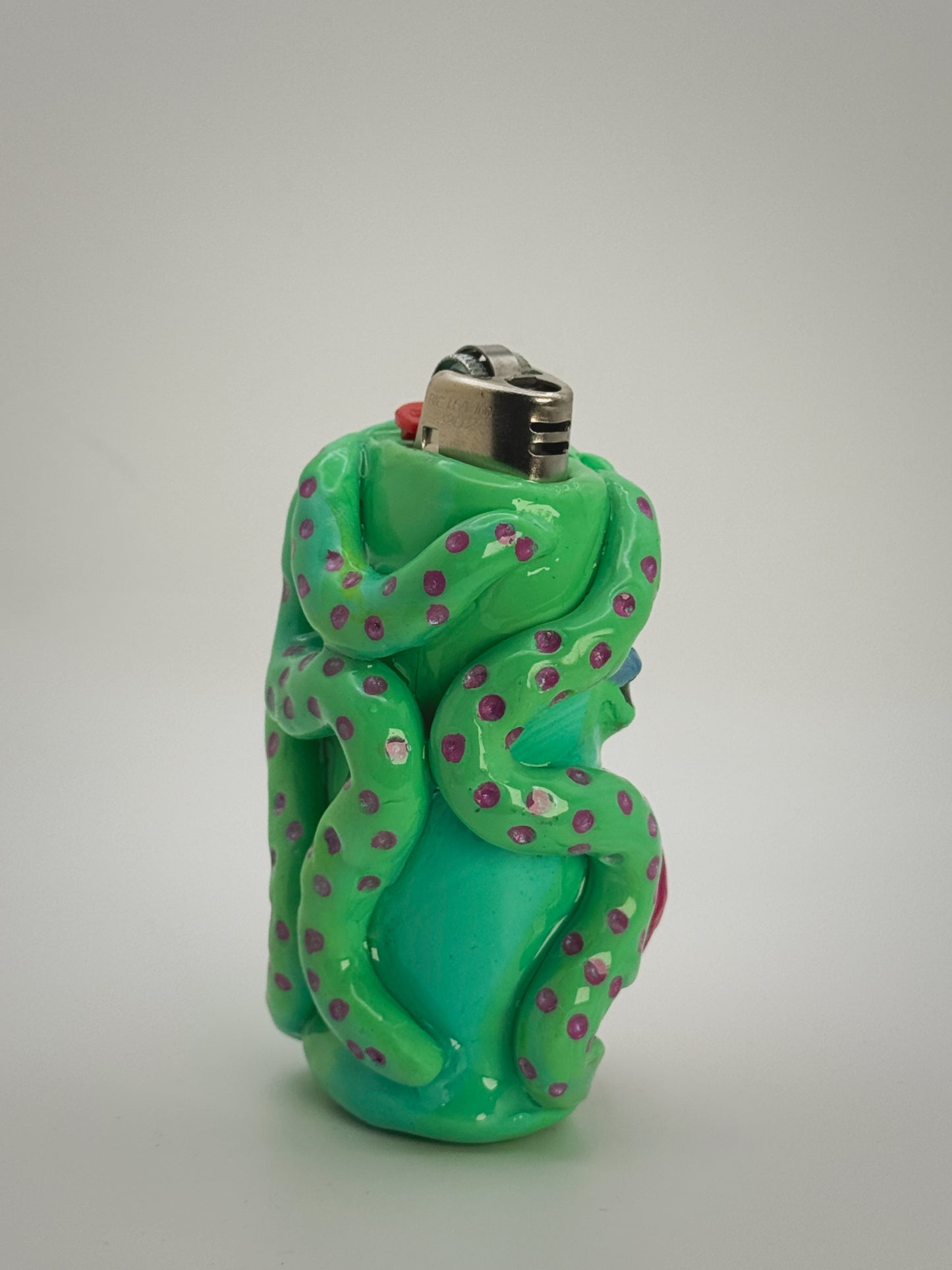 Creature Lighter Case| Fits Standard Bic | Handmade Polymer Clay Art