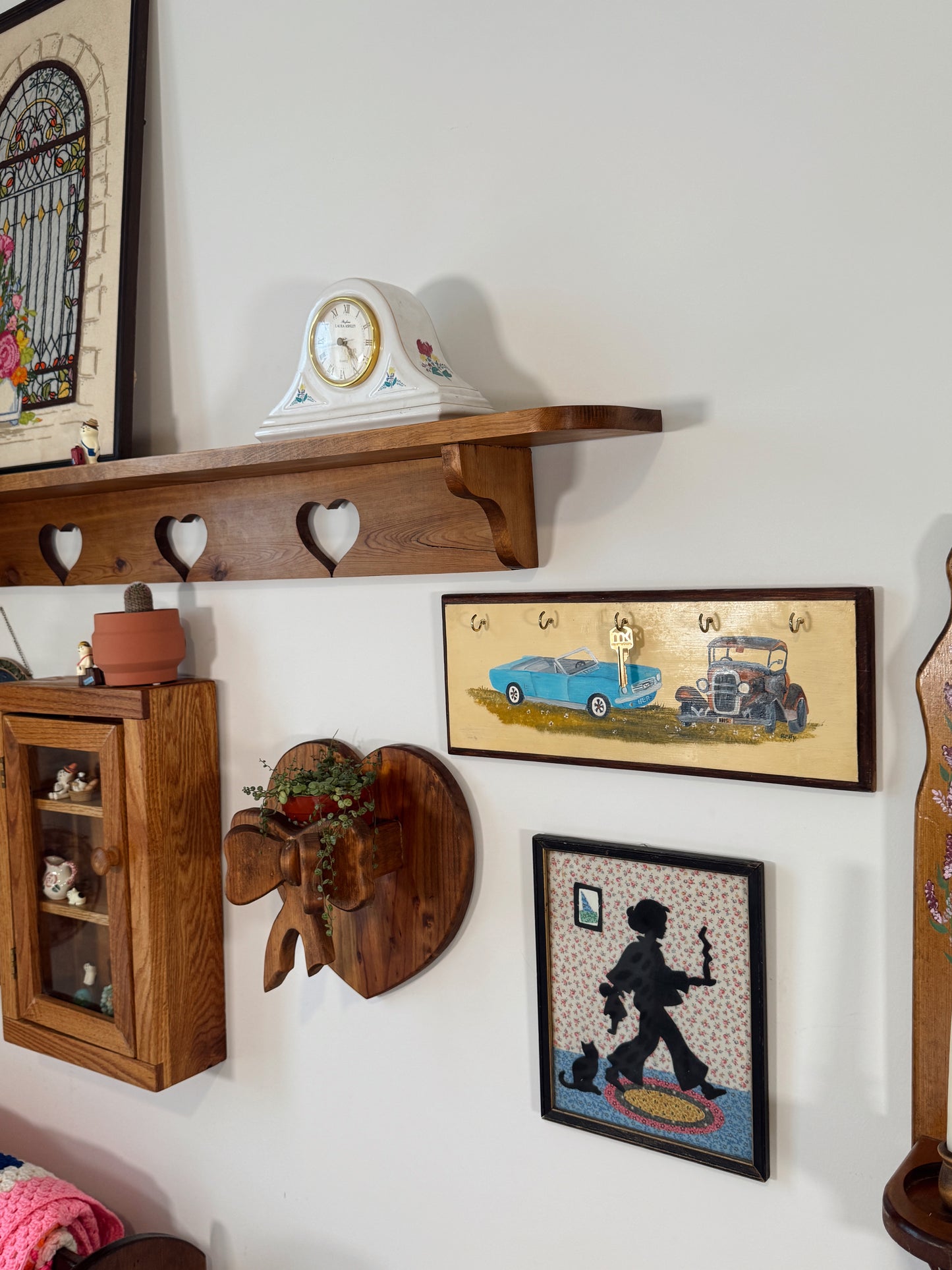 Vintage Car Key Rack – His & Hers Entryway Wall Organizer