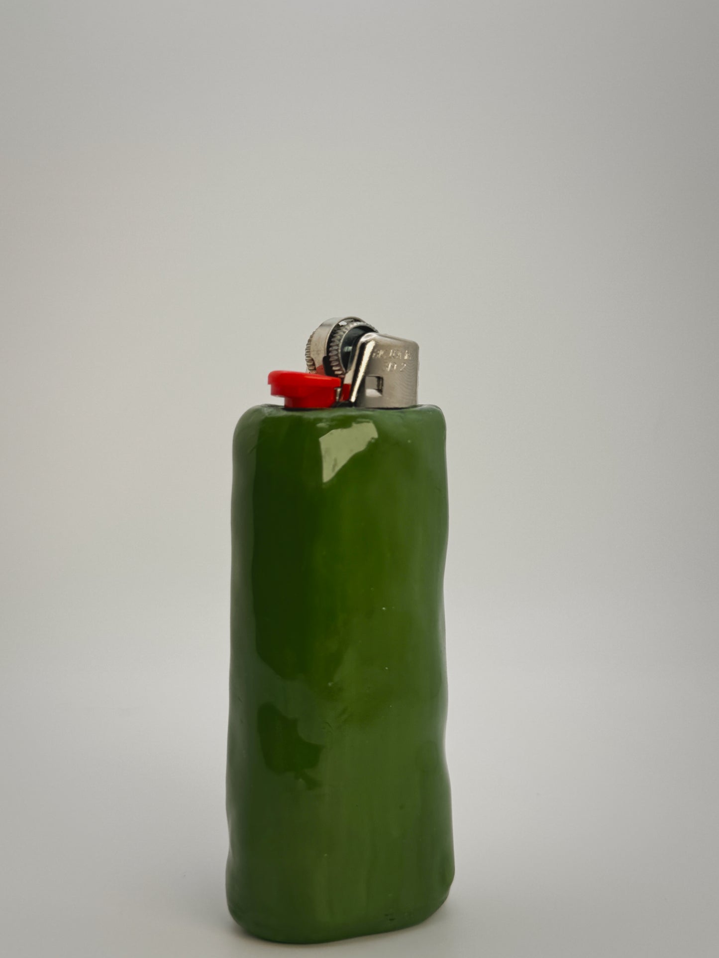 Gone Fishin’ Lighter Case| Fits Standard Bic | Handmade Polymer Clay Art