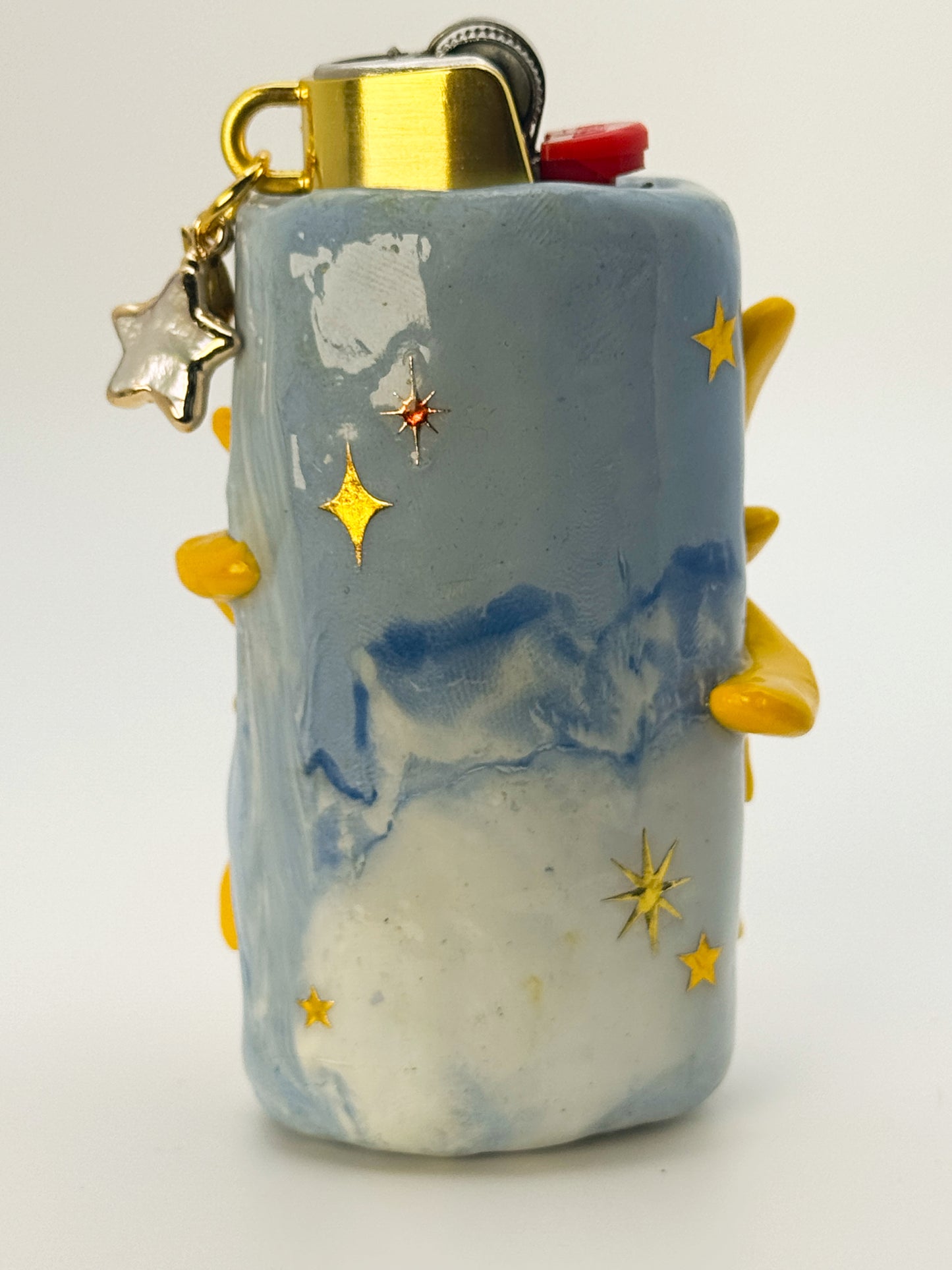 Miss Sunny Girl Lighter Case w/ charm | Fits Standard Bic