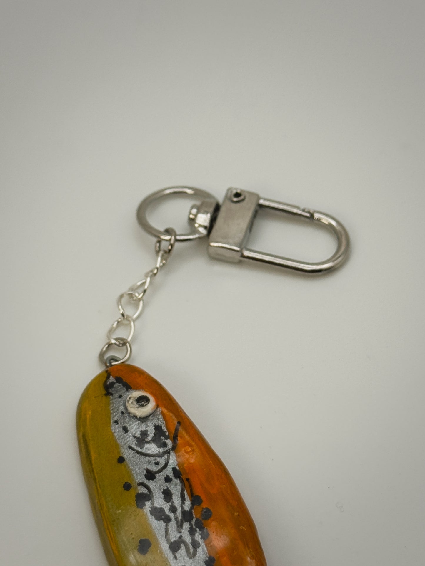 Sardine Bag Charm | Handmade Polymer Clay Key Chain