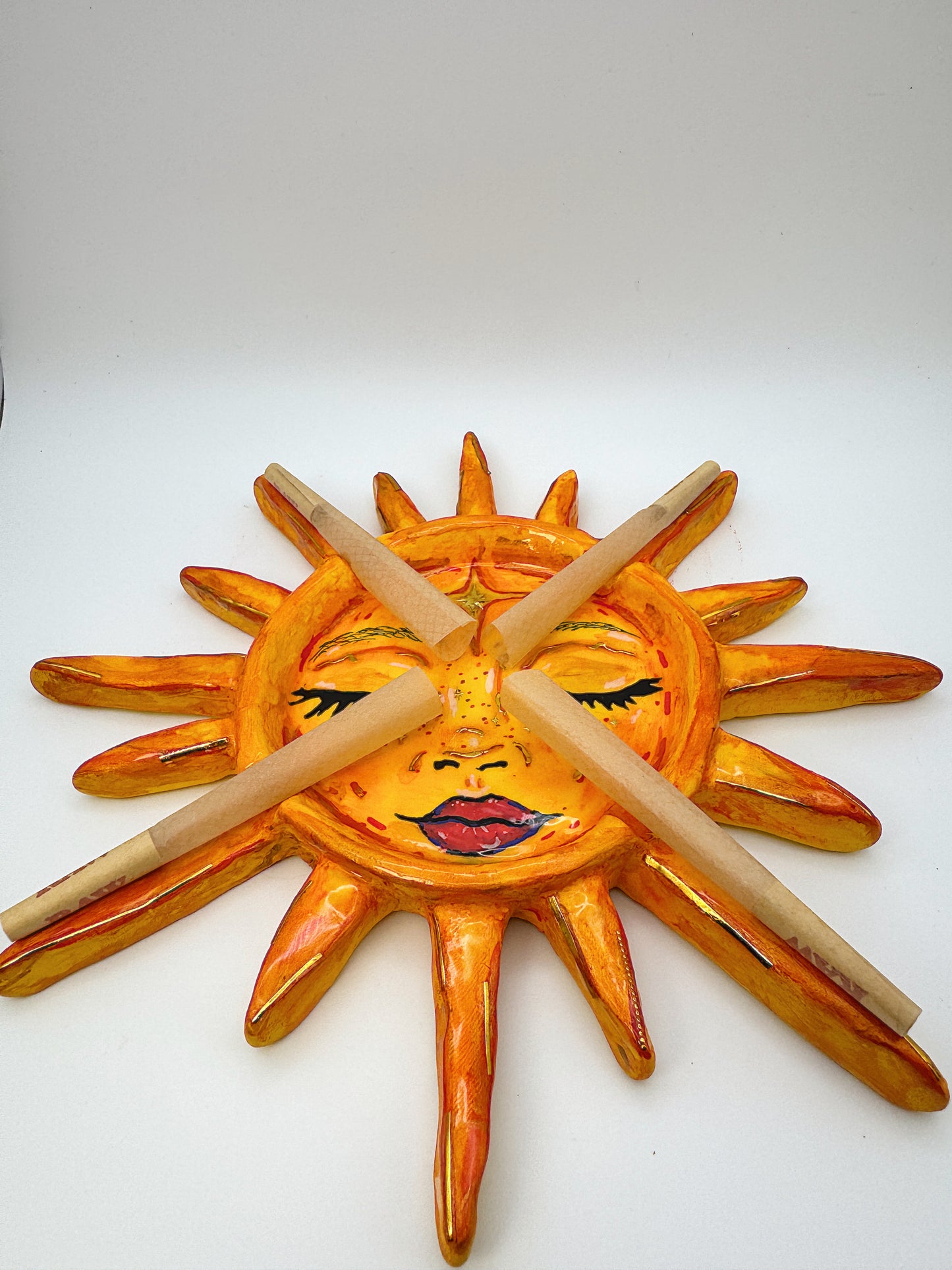 PREORDER Handmade Sun & Moon Ashtray/ Trinket Dish Set