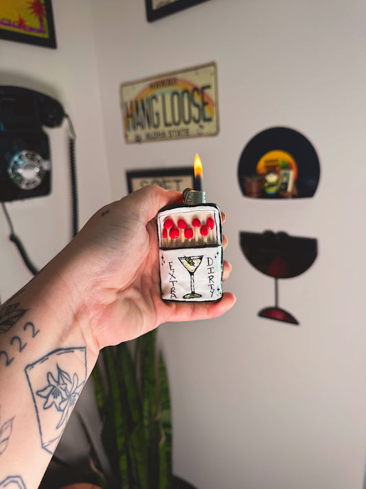 Handmade Dirty Martine Matchbox Lighter Case
