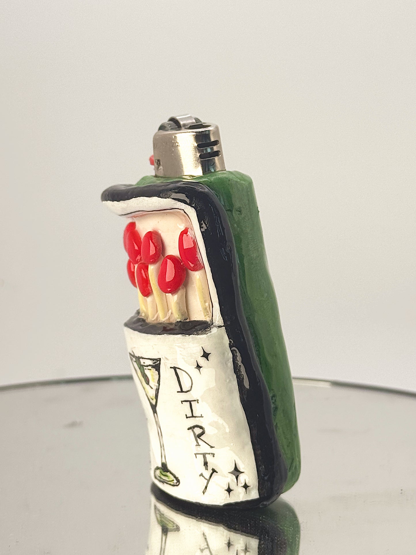 Handmade Dirty Martine Matchbox Lighter Case