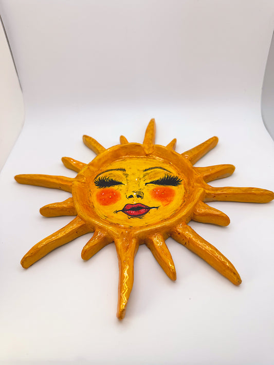 PREORDER Handmade Sun & Moon Ashtray/ Trinket Dish Set