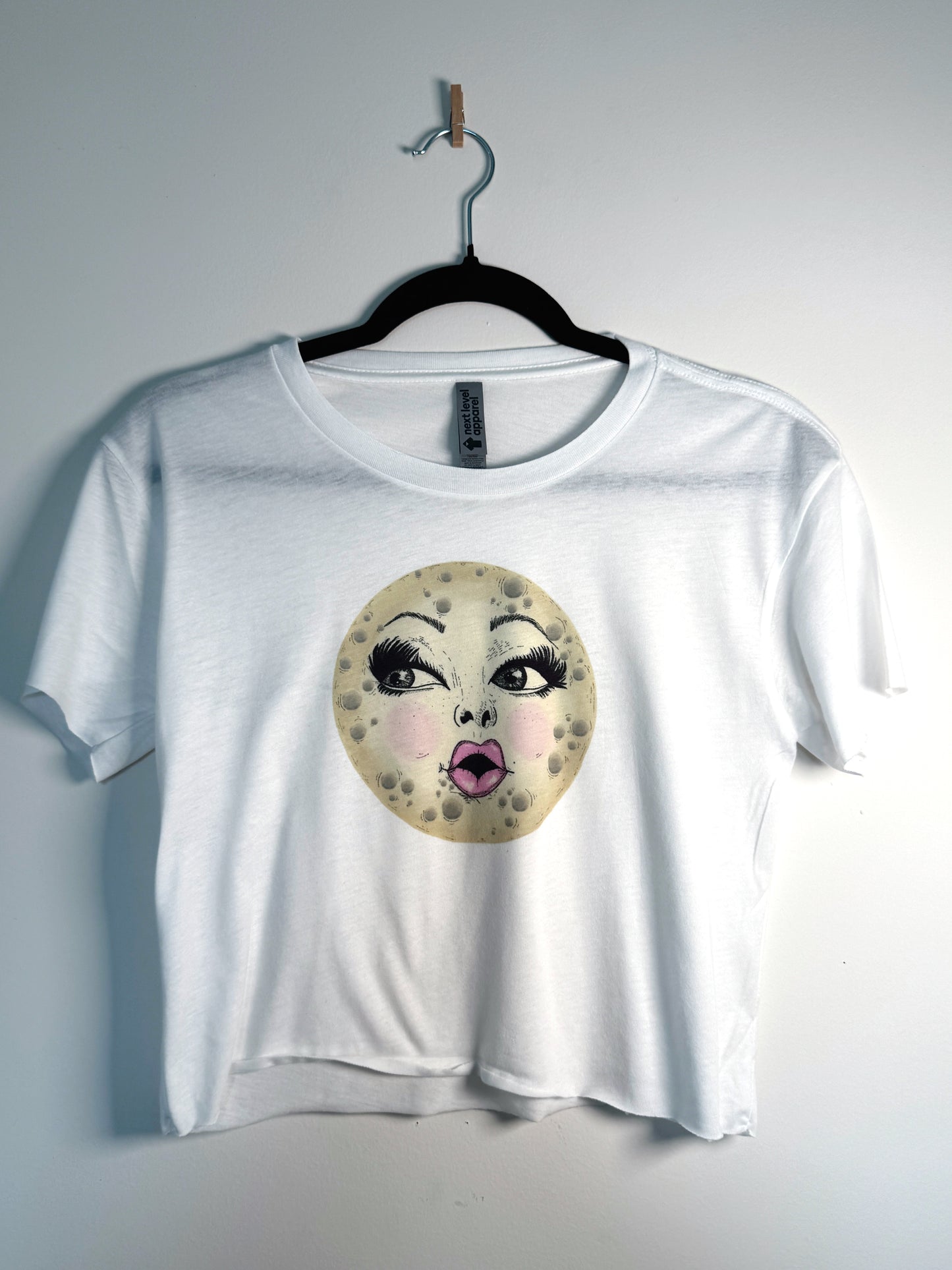 Miss Moon Cropped Tee | Graphic Crop Top