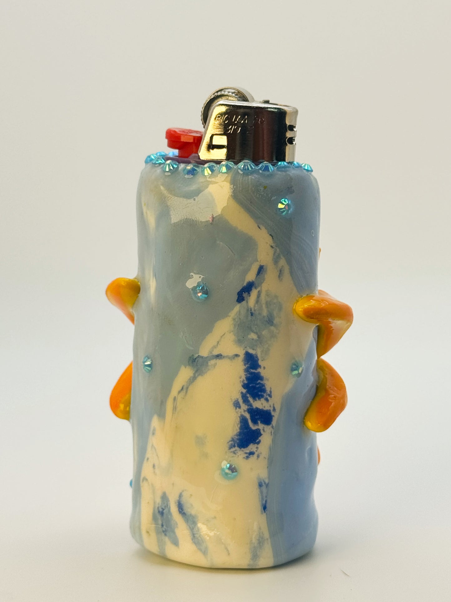 Miss Sunny Lighter Case| Fits Standard Bic | Handmade Polymer Clay Art