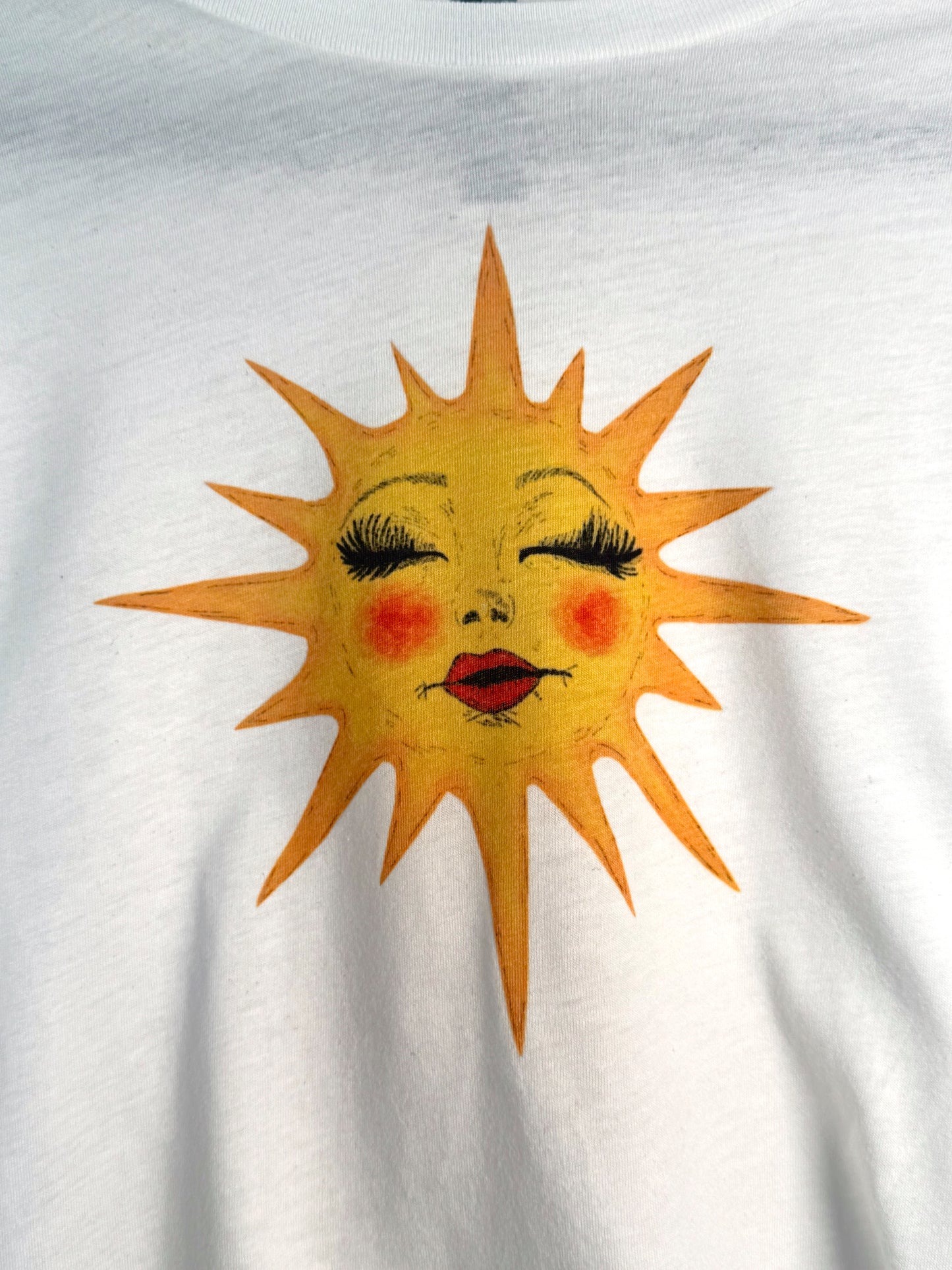 Miss Sunny Cropped Tee | Graphic Crop Top