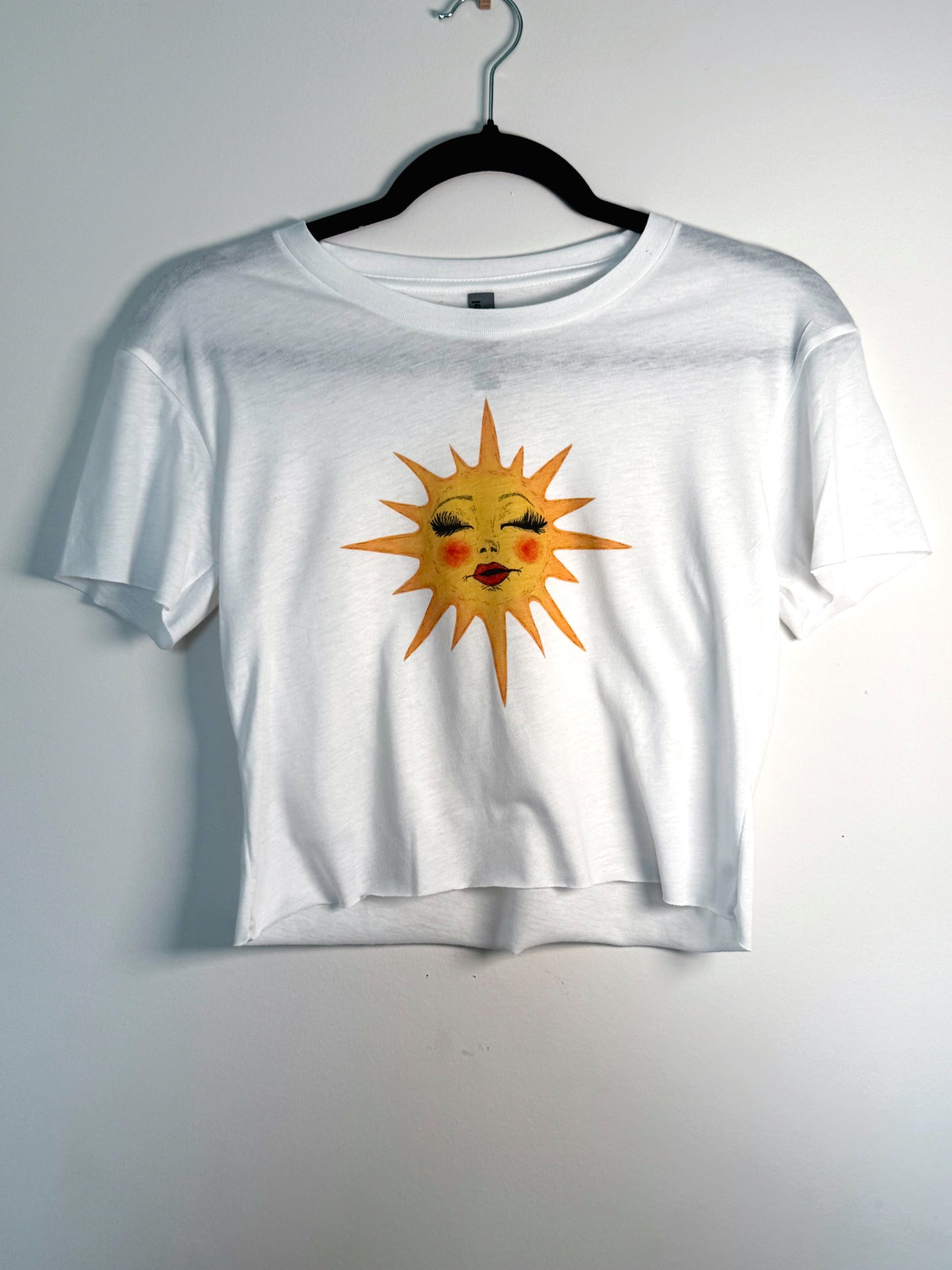 Miss Sunny Cropped Tee | Graphic Crop Top