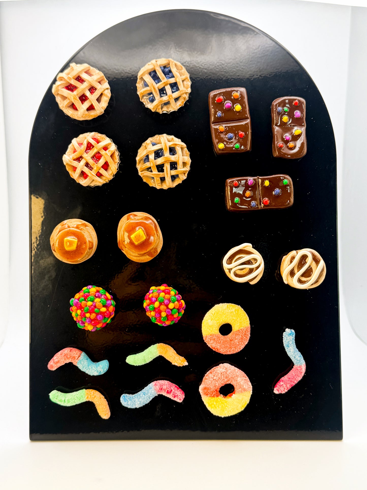 Blueberry Pie  — Handmade Polymer Clay Fridge Magnets