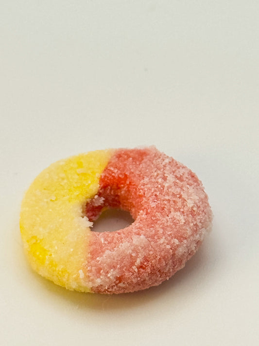 Peach Ring — Handmade Polymer Clay Fridge Magnets