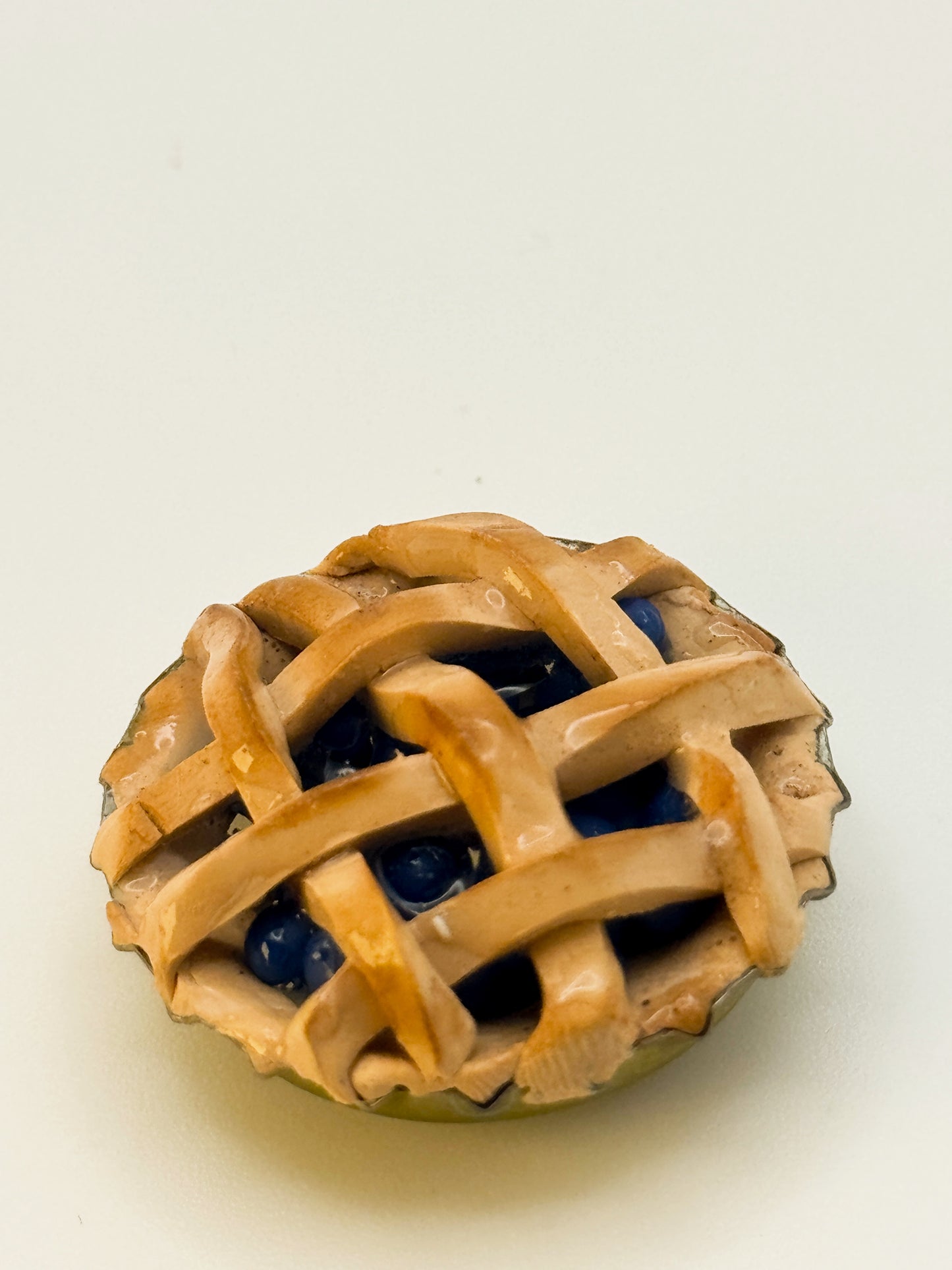 Blueberry Pie  — Handmade Polymer Clay Fridge Magnets