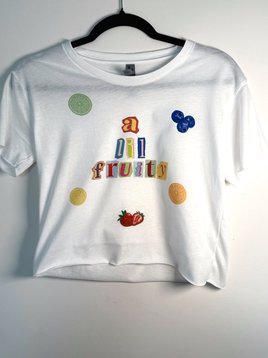 A Lil Fruity Cropped Tee | Graphic Crop Top