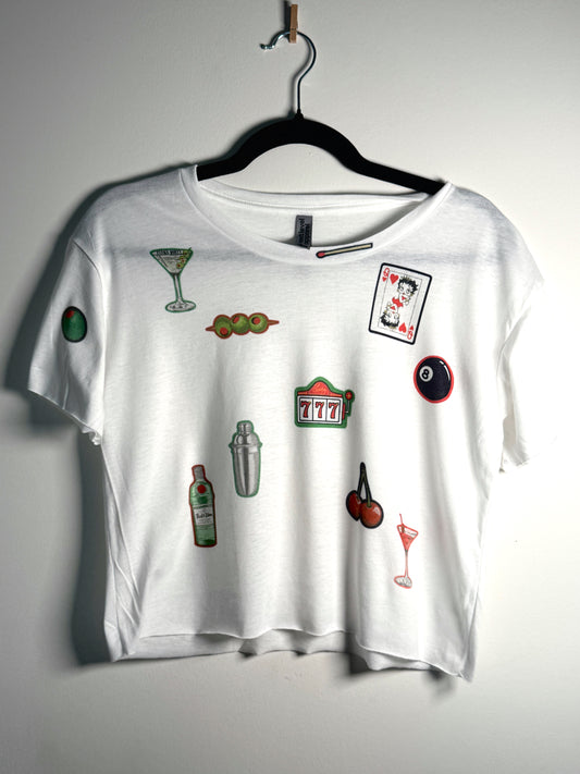 Girls Night Out Cropped Tee | Graphic Crop Top