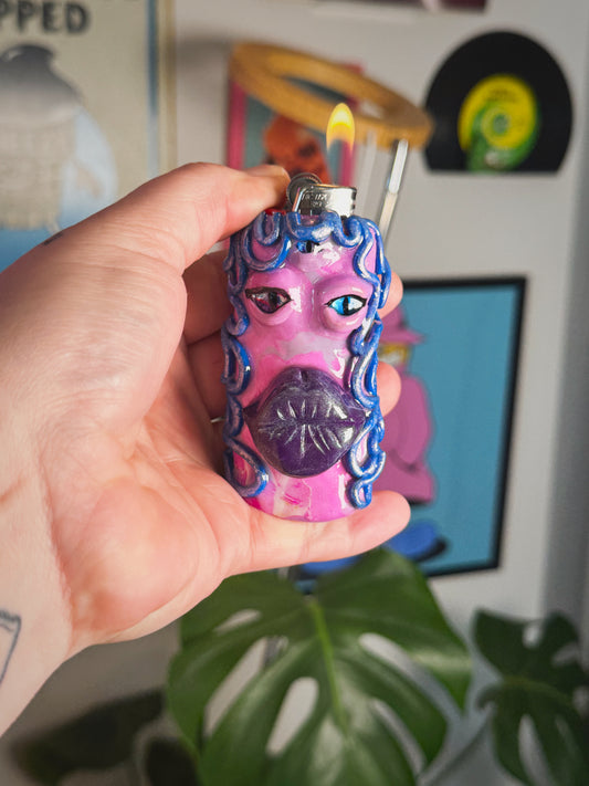 Creature Lighter Case| Fits Standard Bic | Handmade Polymer Clay Art