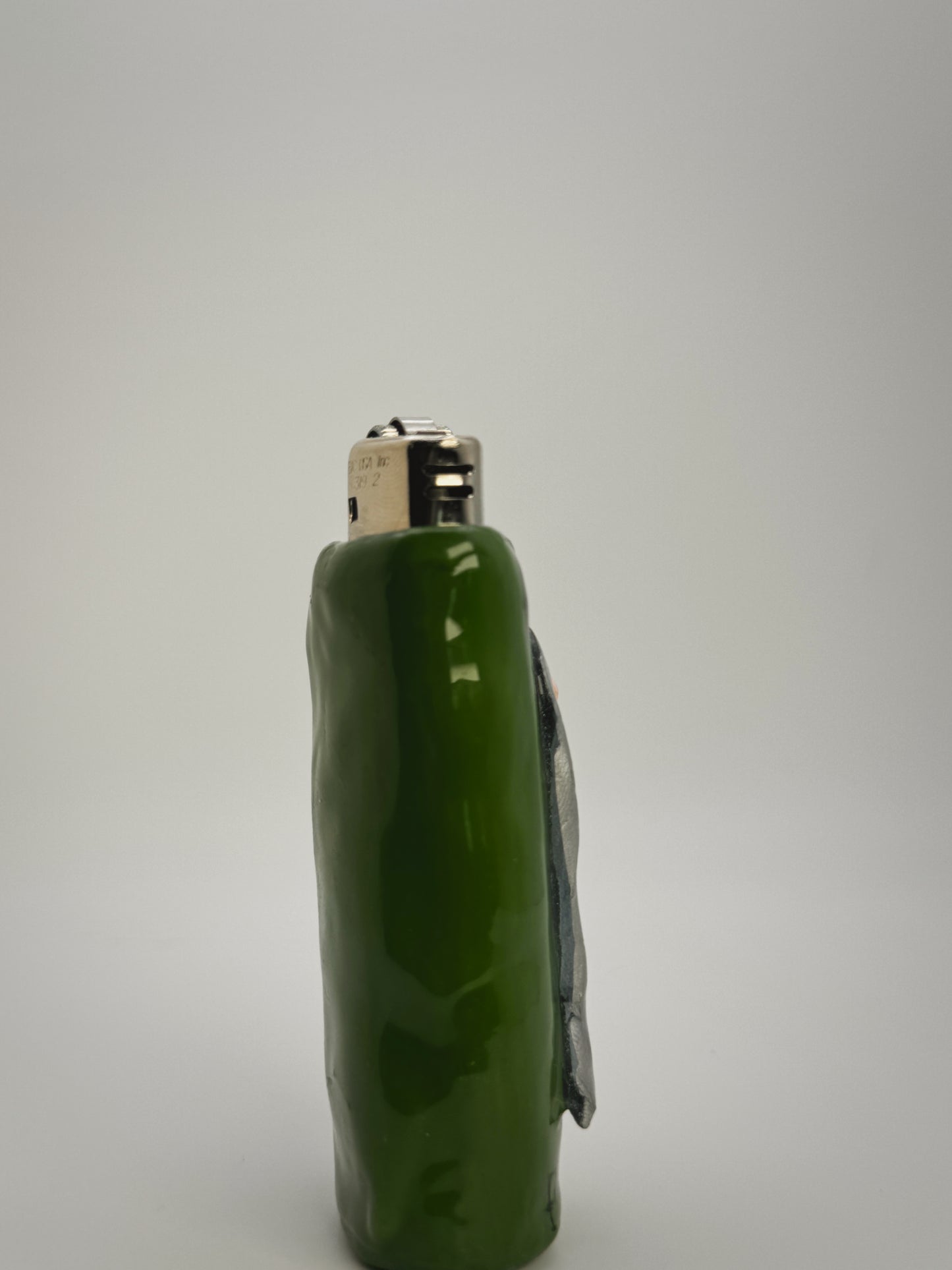 Gone Fishin’ Lighter Case| Fits Standard Bic | Handmade Polymer Clay Art