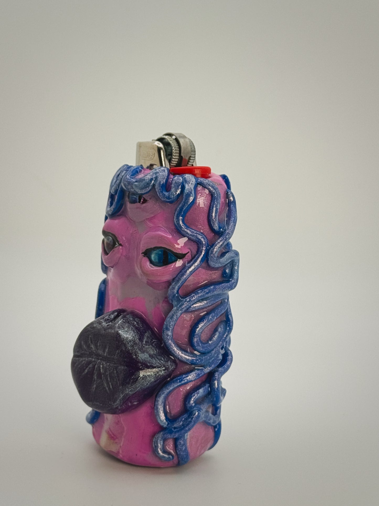 Creature Lighter Case| Fits Standard Bic | Handmade Polymer Clay Art