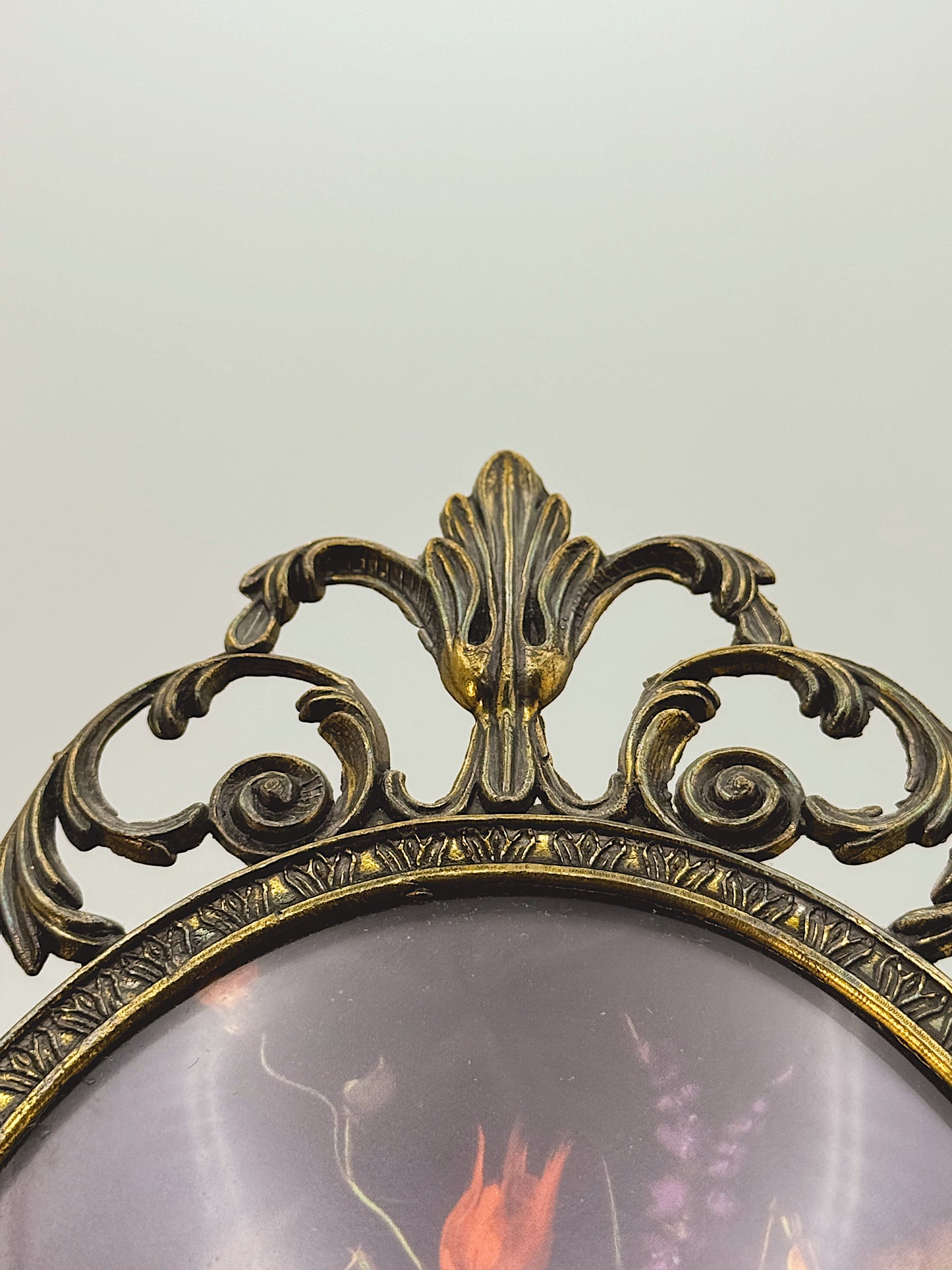 Vintage Italian Ornate Floral Frame | Made in Italy