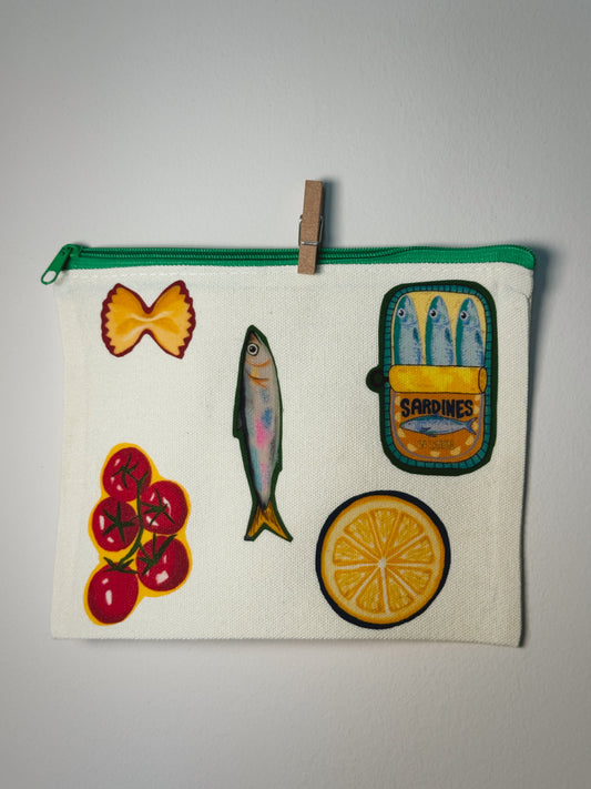 Euro Summer Hand-Pressed Bag | 8 x 6 Natural Cotton