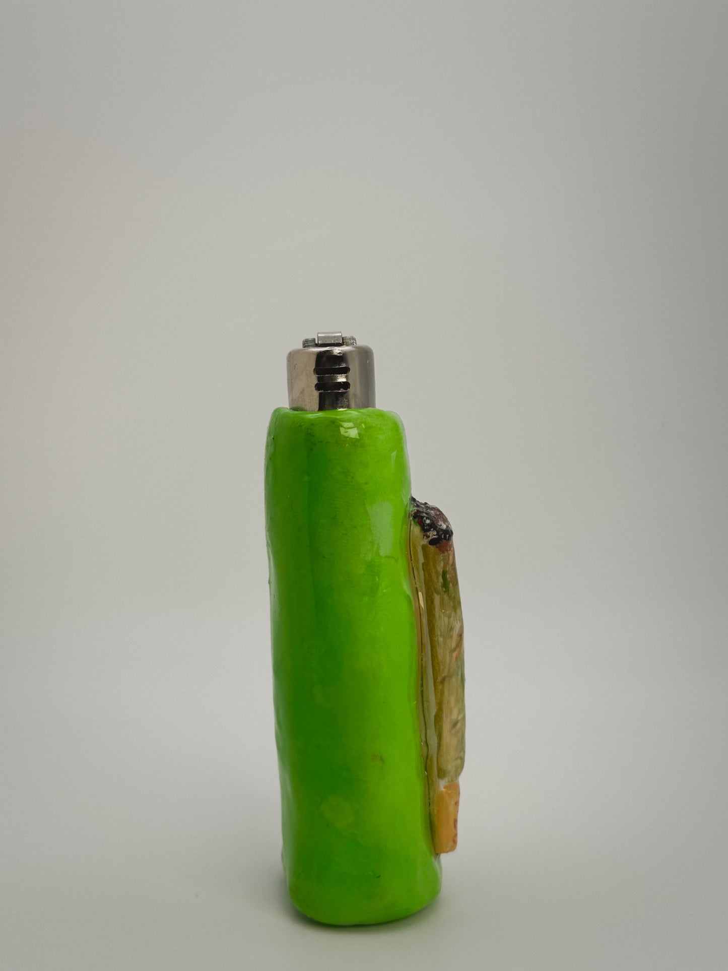 Garden Stick Lighter Case| Fits Standard Bic | Handmade Polymer Clay Art