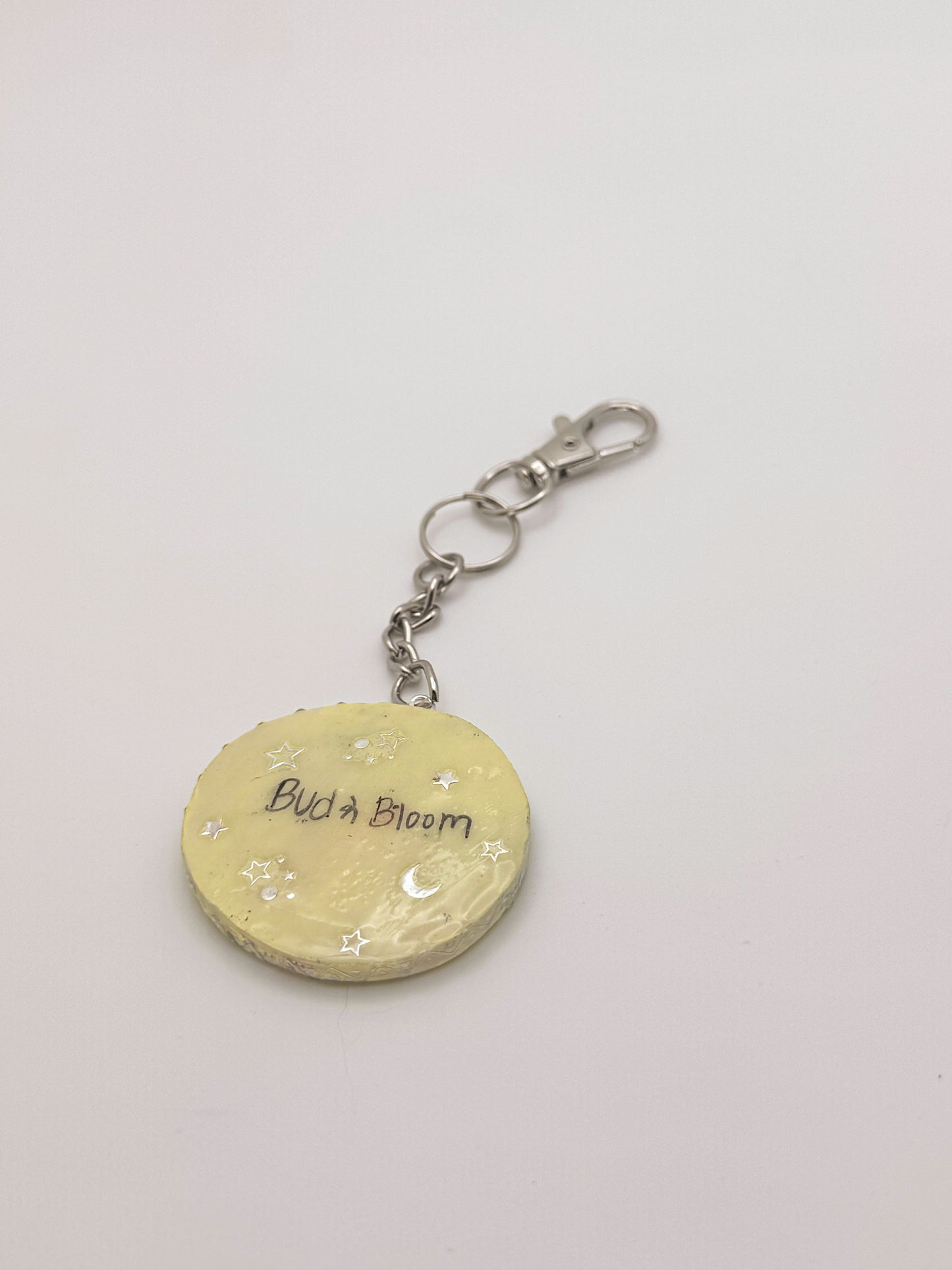 Mini Moon Keychain in – Cute Hand-Made Clay Charm