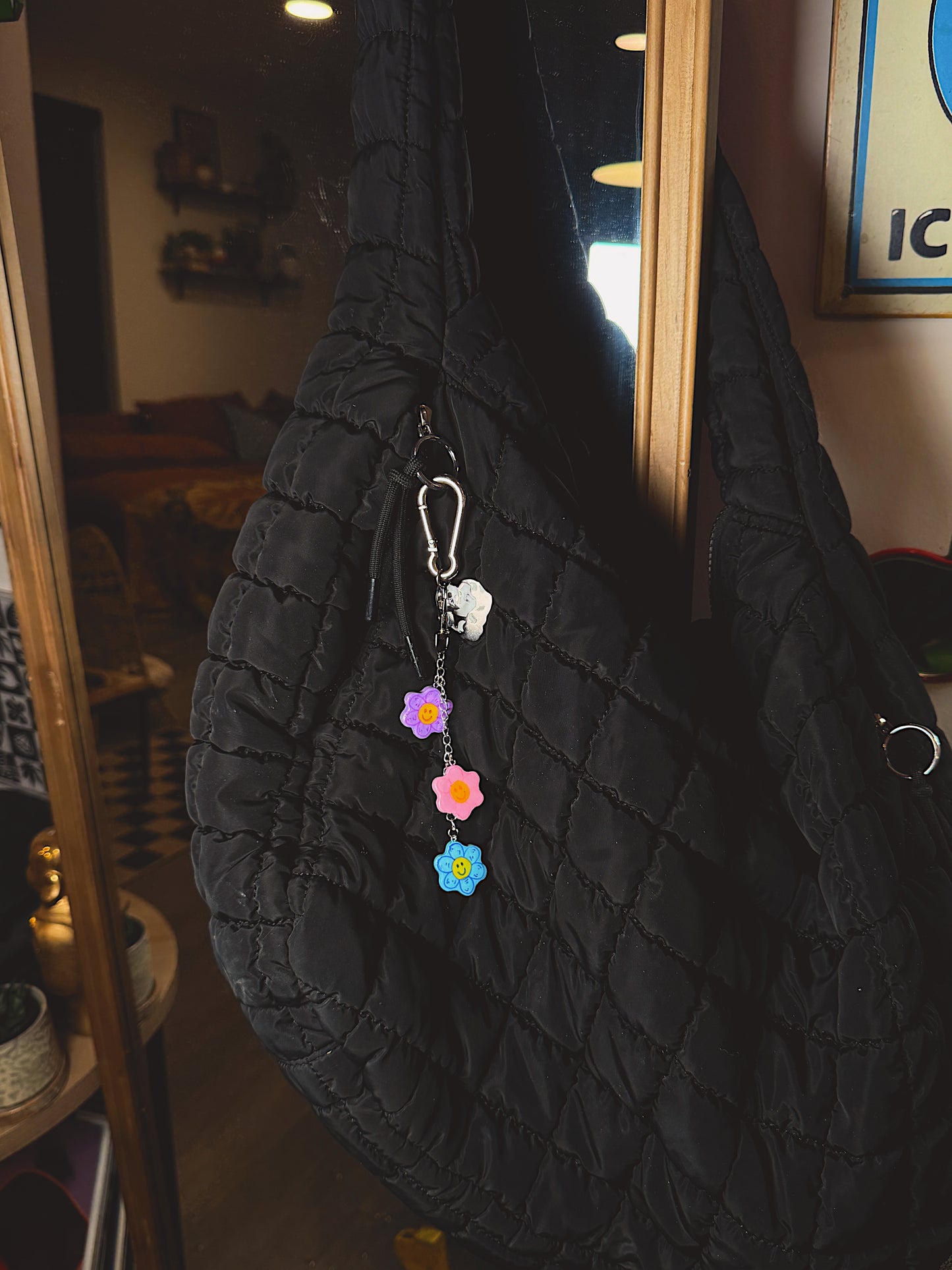 Moodswing Flower Keychain & Bag Charm – Hand-Painted Mood Charm