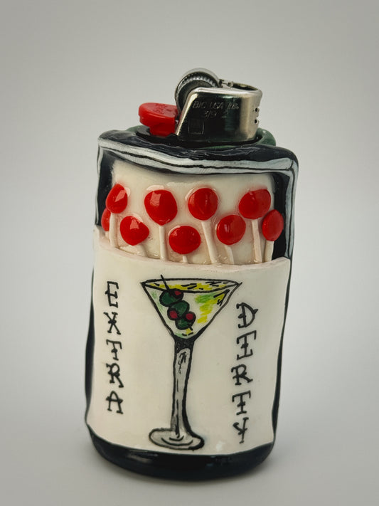 Extra Dirty Matchbox Lighter Case| Fits Standard Bic | Handmade Polymer Clay Art