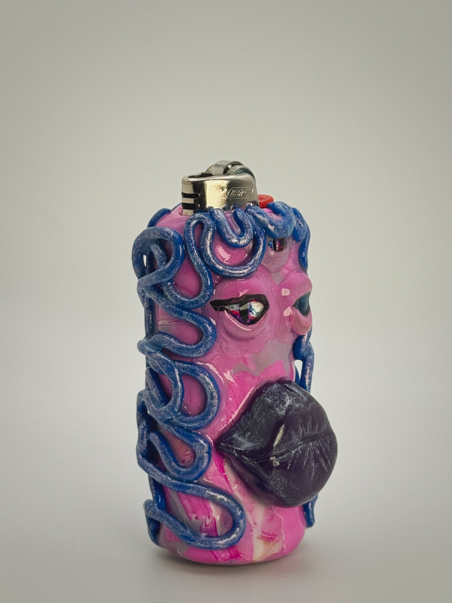 Creature Lighter Case| Fits Standard Bic | Handmade Polymer Clay Art