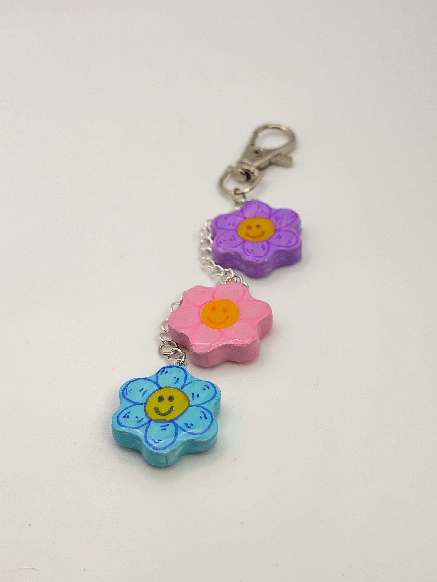 Moodswing Flower Keychain & Bag Charm – Hand-Painted Mood Charm