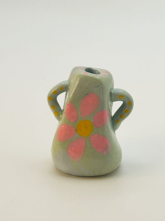 Mini Vase — Handmade Polymer Clay Fridge Magnets