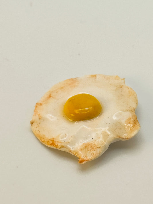 Fried Egg — Handmade Polymer Clay Fridge Magnets