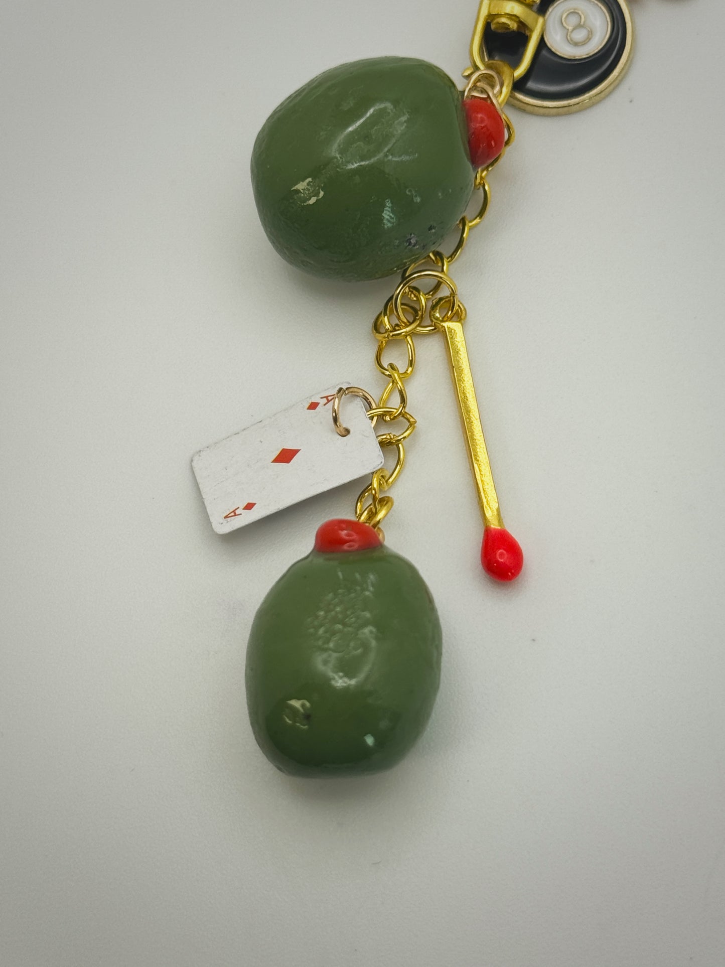 Girls Night Out Keychain – Handmade Polymer Clay Bag Charm