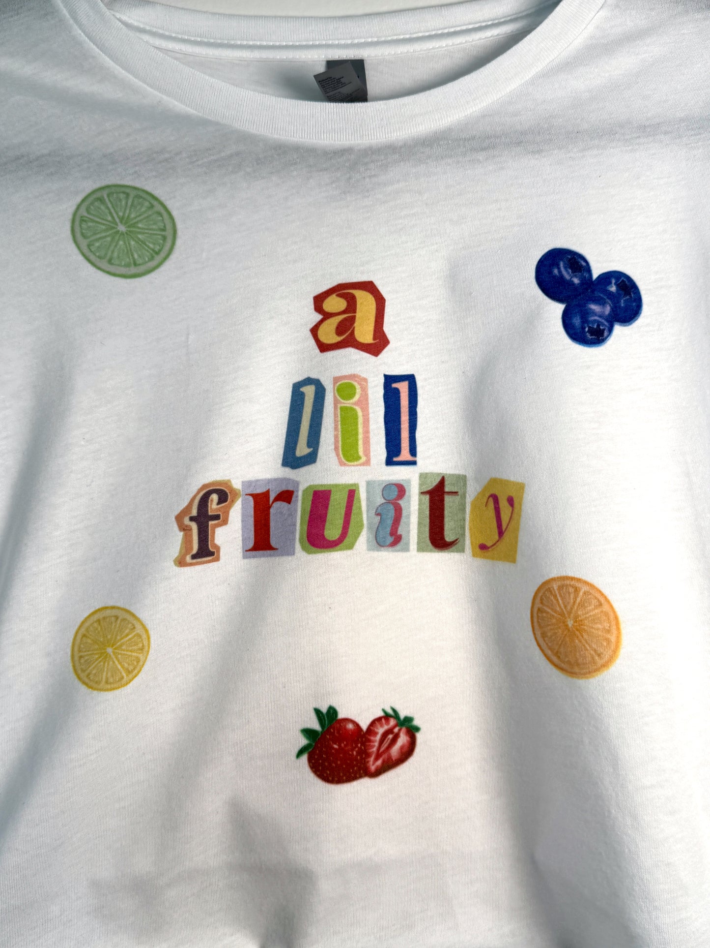 A Lil Fruity Cropped Tee | Graphic Crop Top