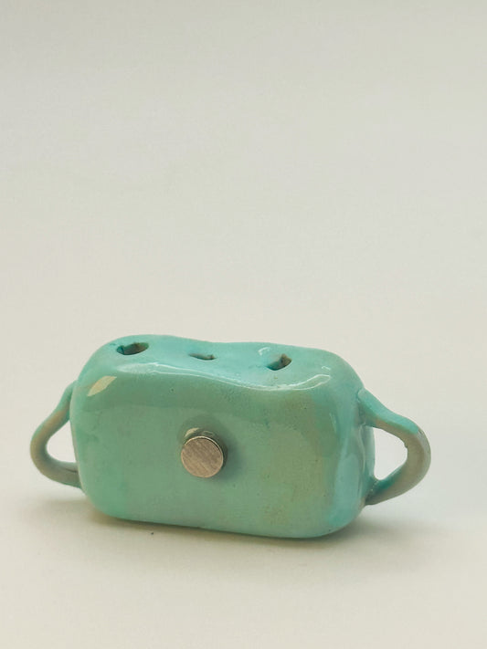 Mini Vase — Handmade Polymer Clay Fridge Magnets