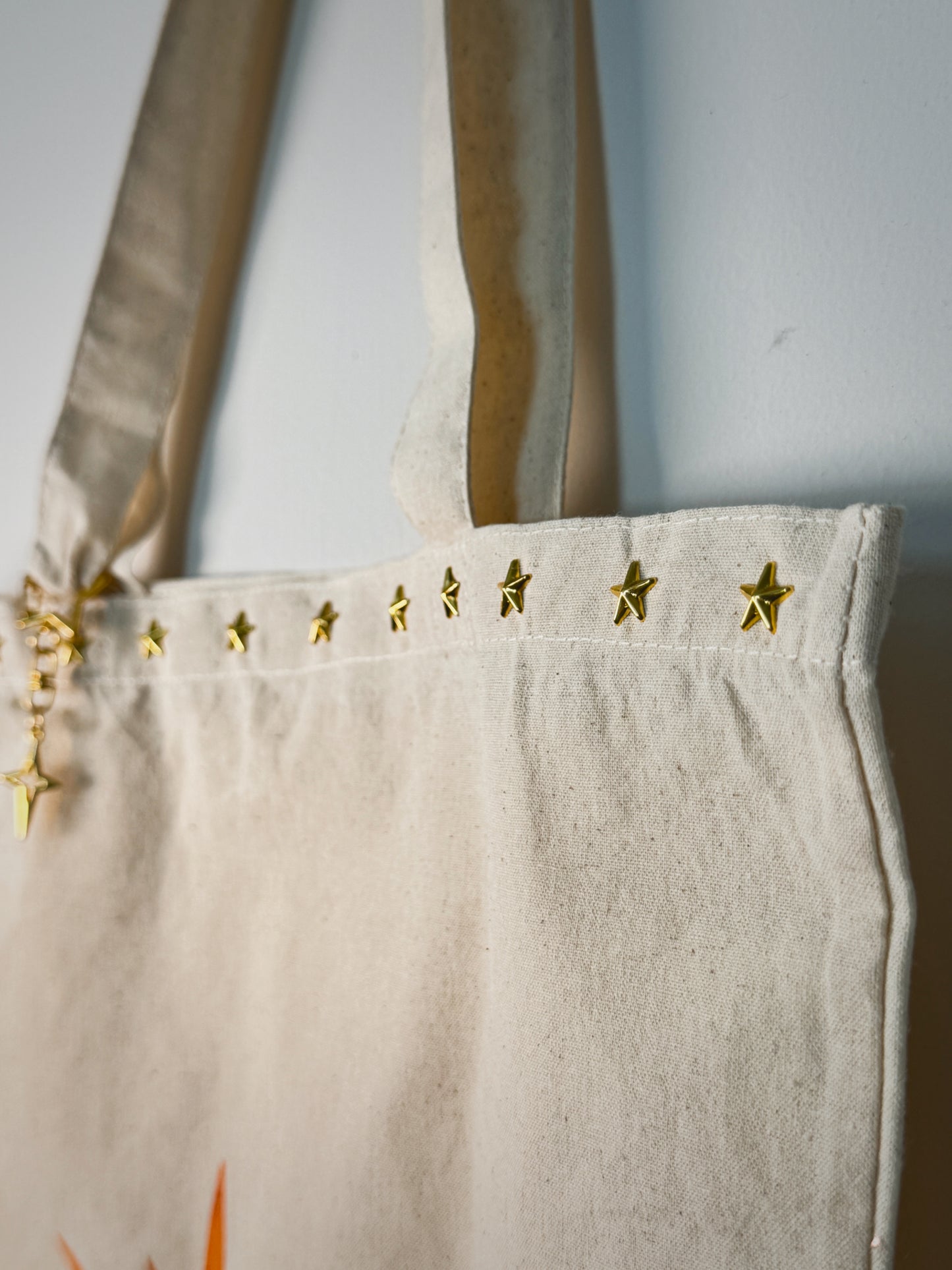 Miss Sunny Hand-Pressed Tote Bag | 15x16 Natural Cotton — Luxe