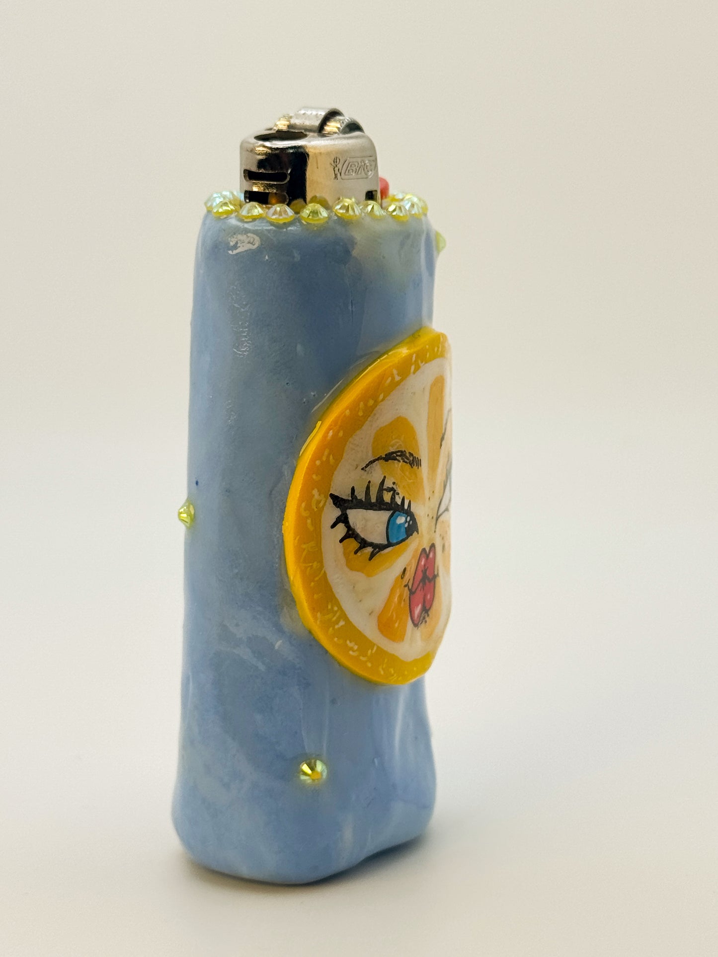 Sassy Lemon Lighter Case| Fits Standard Bic