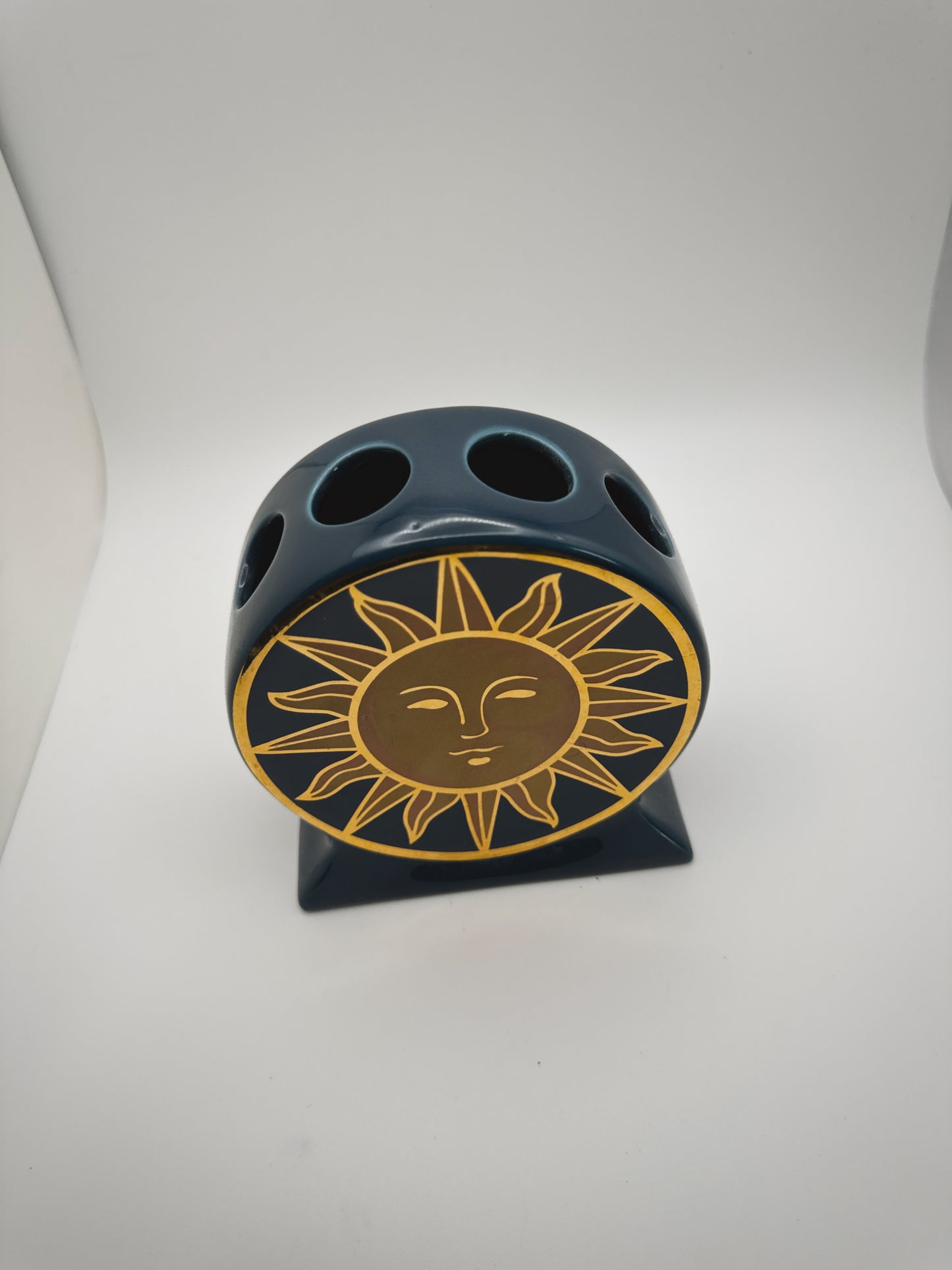 Vintage Springmaid Celestial Sun Toothbrush Holder / Bud Vase – 90s Whimsigoth