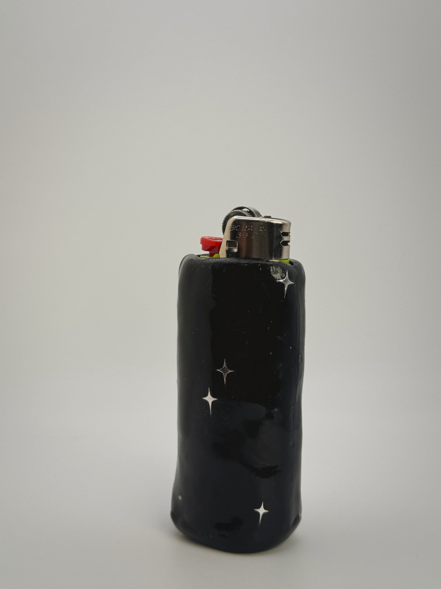 Sassy Olive Lighter Case| Fits Standard Bic | Handmade Polymer Clay Art