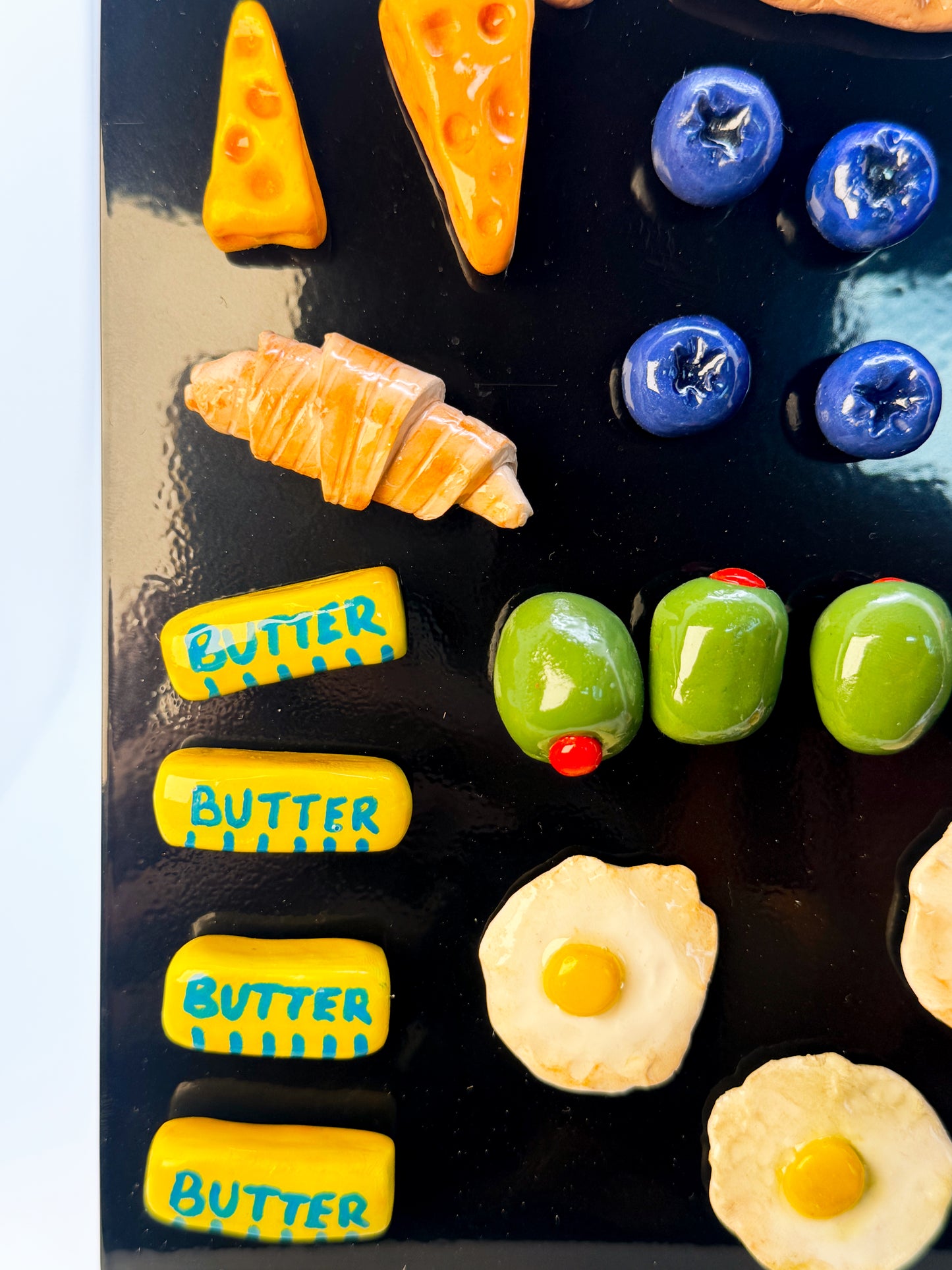 Croissant — Handmade Polymer Clay Fridge Magnets