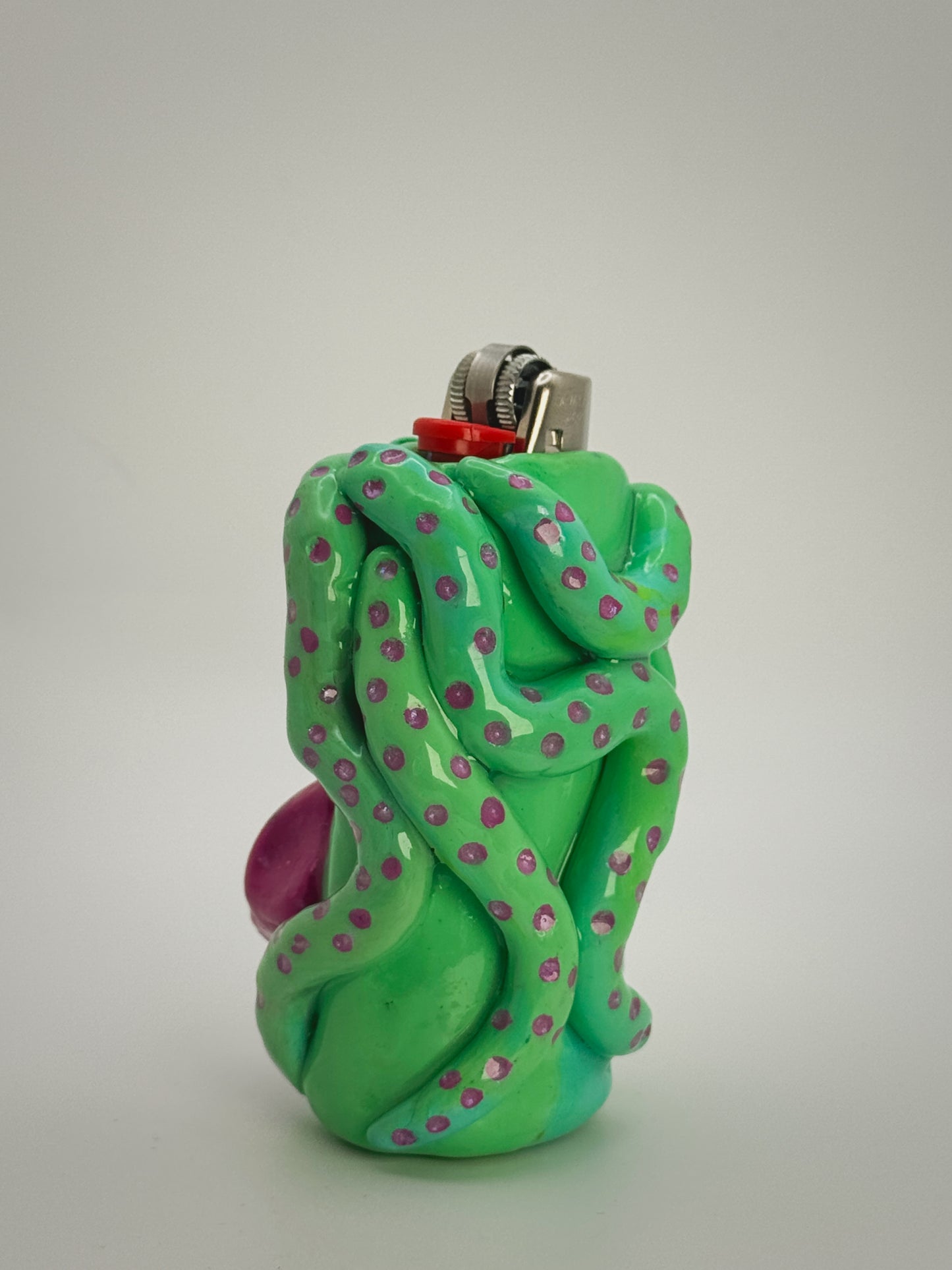 Creature Lighter Case| Fits Standard Bic | Handmade Polymer Clay Art