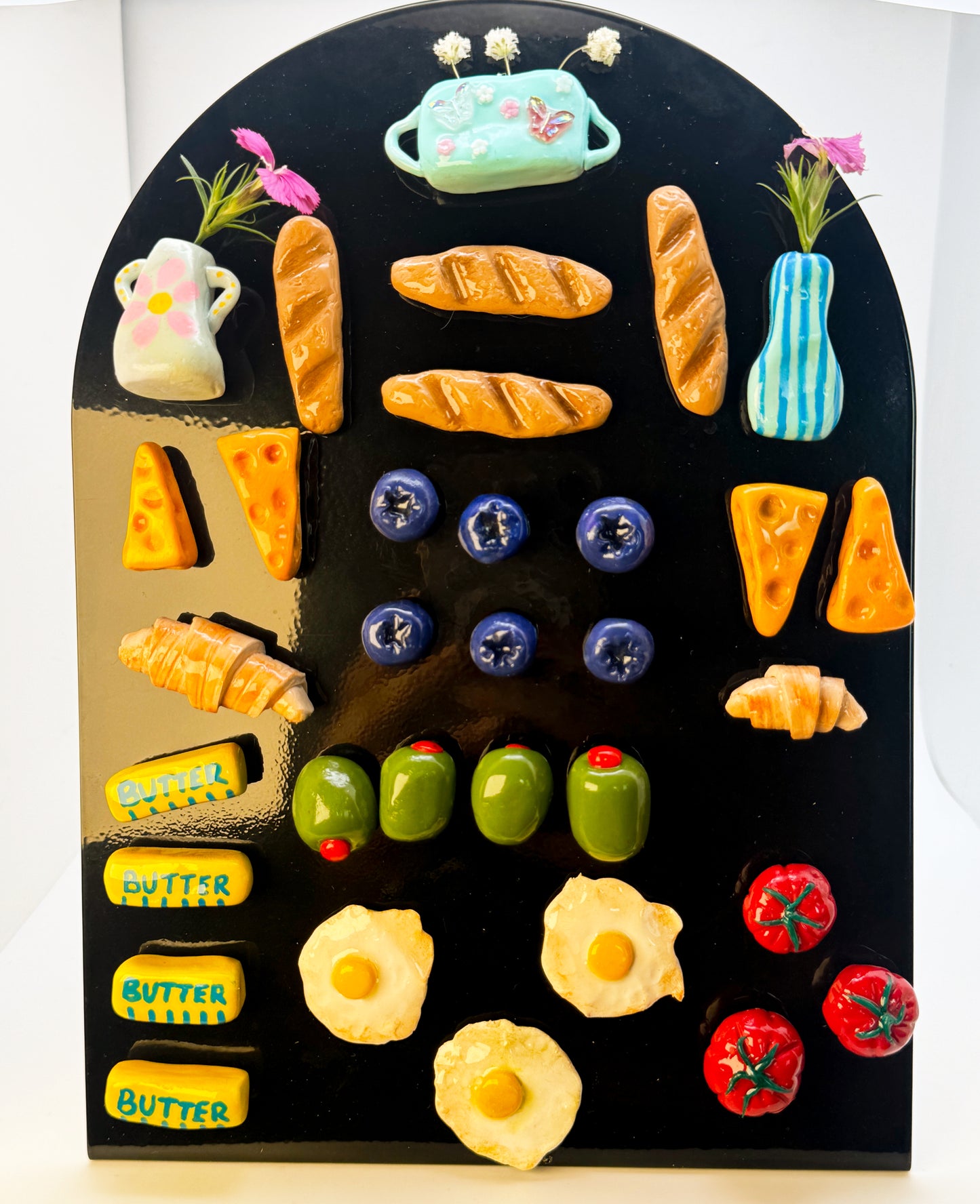 Fried Egg — Handmade Polymer Clay Fridge Magnets