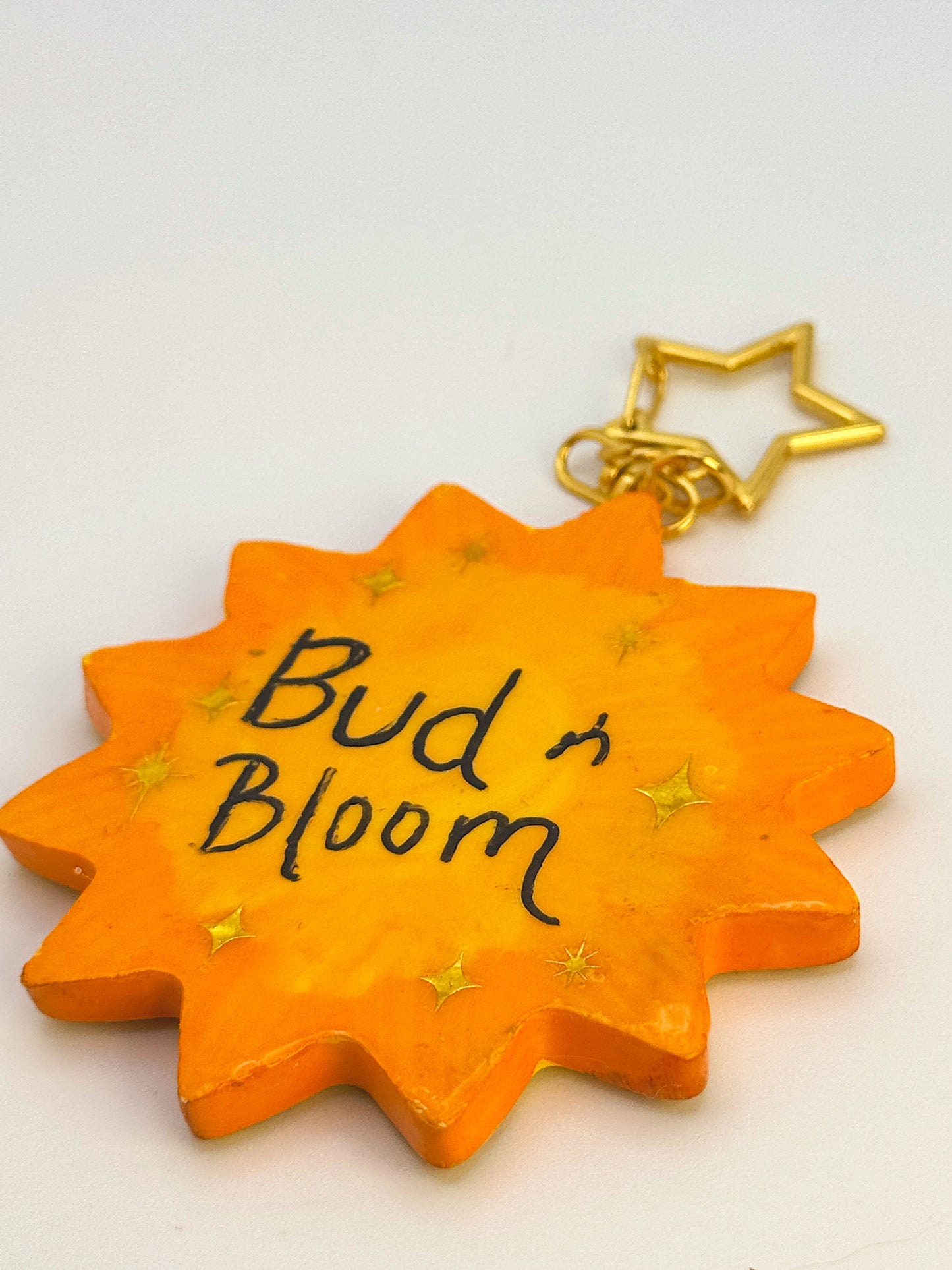 Sunny Babe Keychain – Hand-Painted Polymer Clay Charm