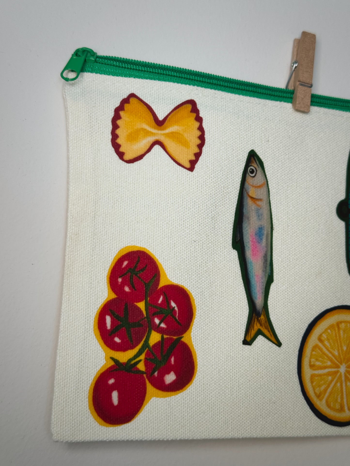 Euro Summer Hand-Pressed Bag | 8 x 6 Natural Cotton