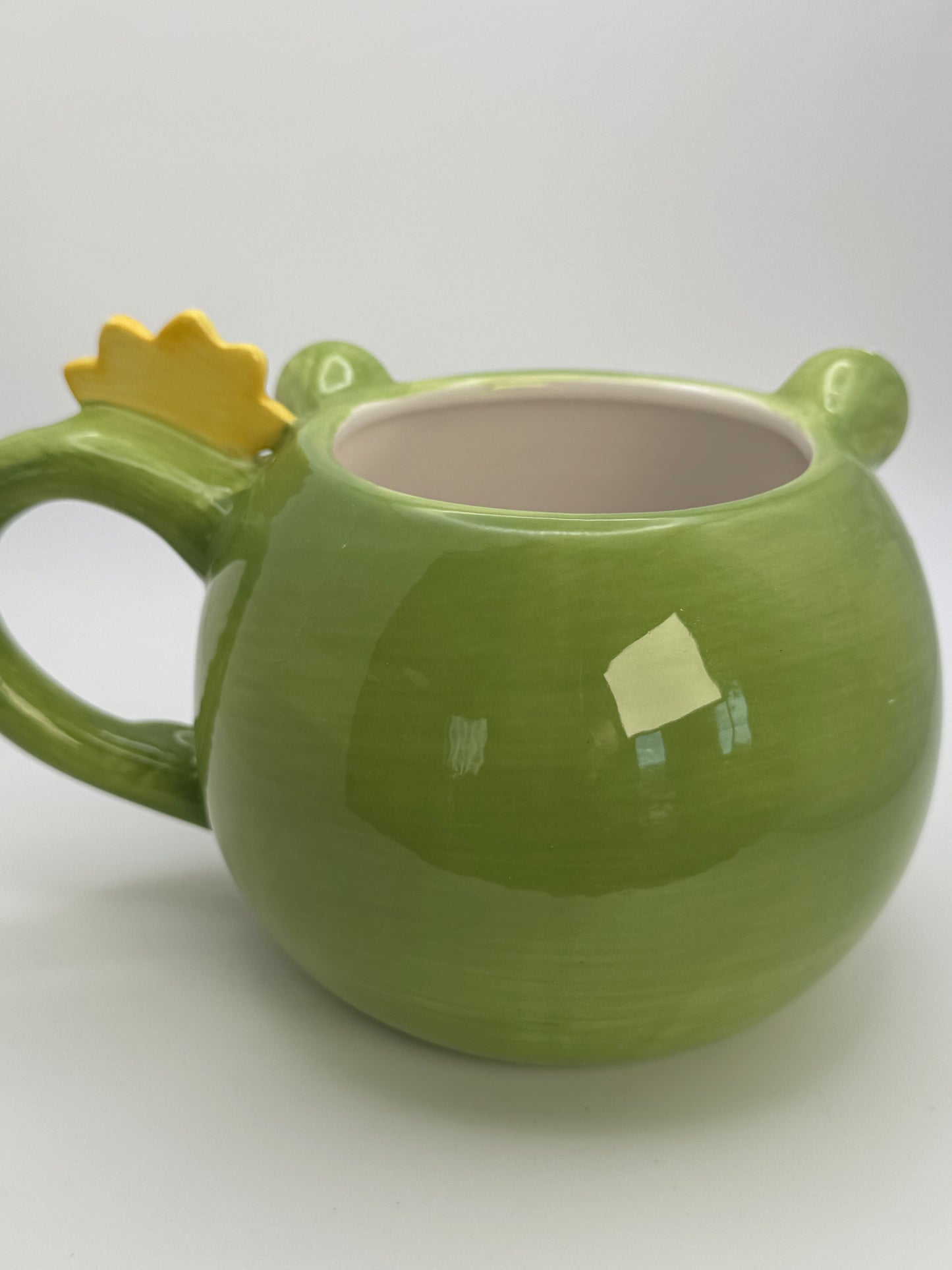 Freddy The Frog Pier One Imports Coffee Cup• Mug Planter Ceramic Frog with Sunflower