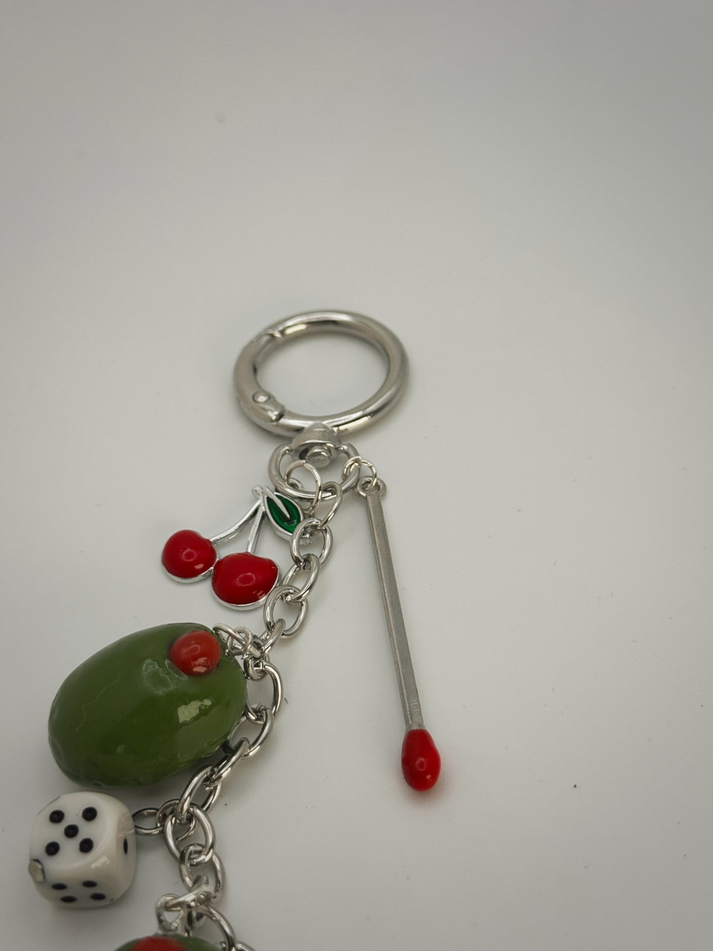 Girls Night Out Keychain – Handmade Polymer Clay Bag Charm